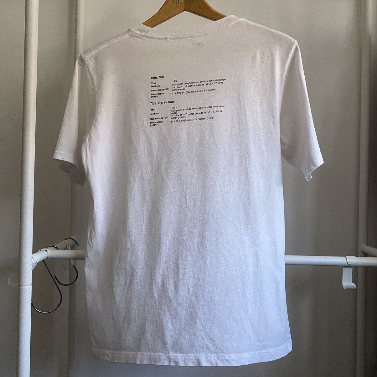 Uniqlo UNIQLO Roy Lichtenstein “Girl” “Spray Can” tee shirt Size US M / EU 48-50 / 2 - 5 Thumbnail