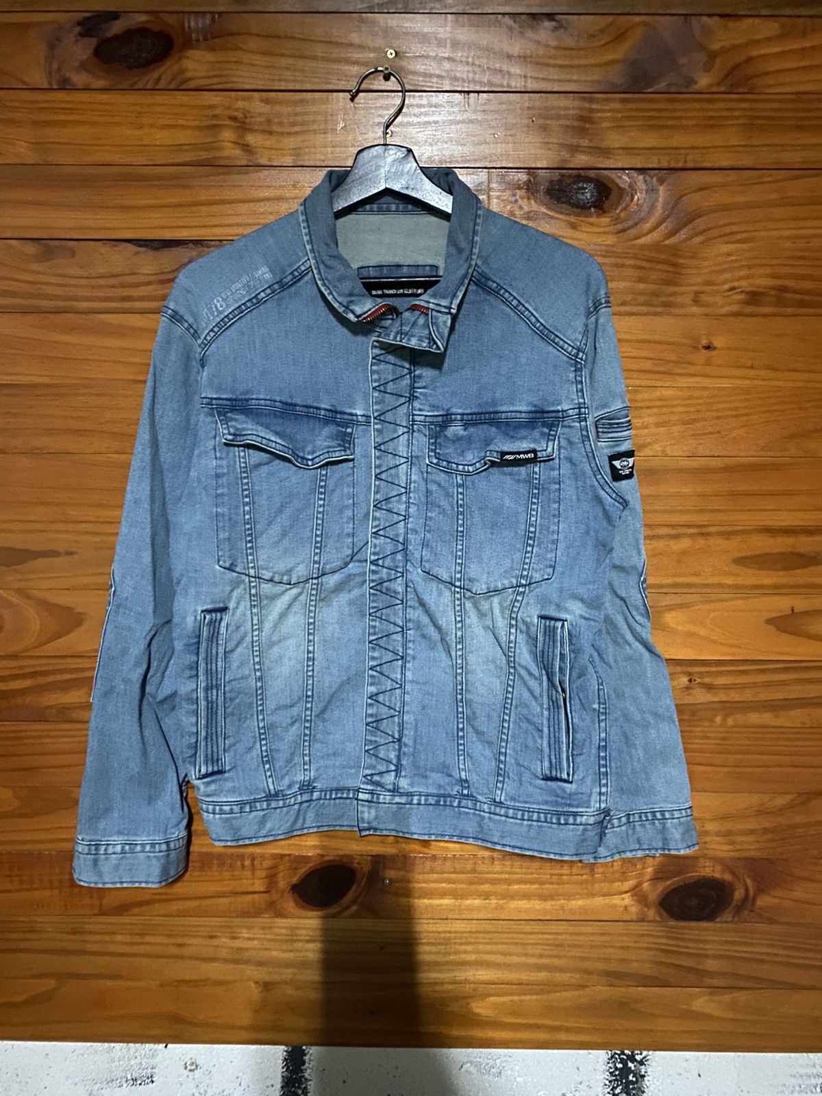 Japanese Brand Blue Monster Clothing BM78 Denim Utility Jacket Size US S / EU 44-46 / 1 - 3 Thumbnail