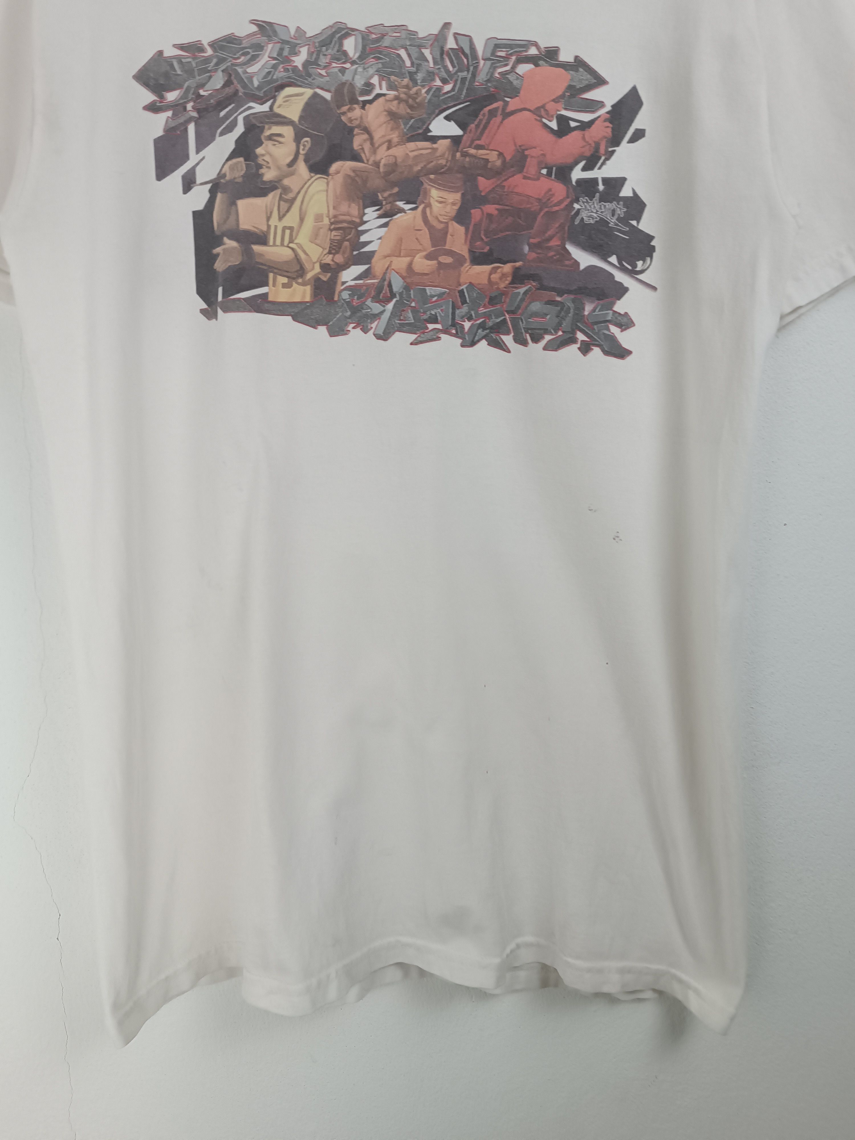 Rap Tees VINTAGE Y2K FREESTYLE GRAFFITI HIP HOP TEE VERY RARE ART Size US M / EU 48-50 / 2 - 8 Thumbnail