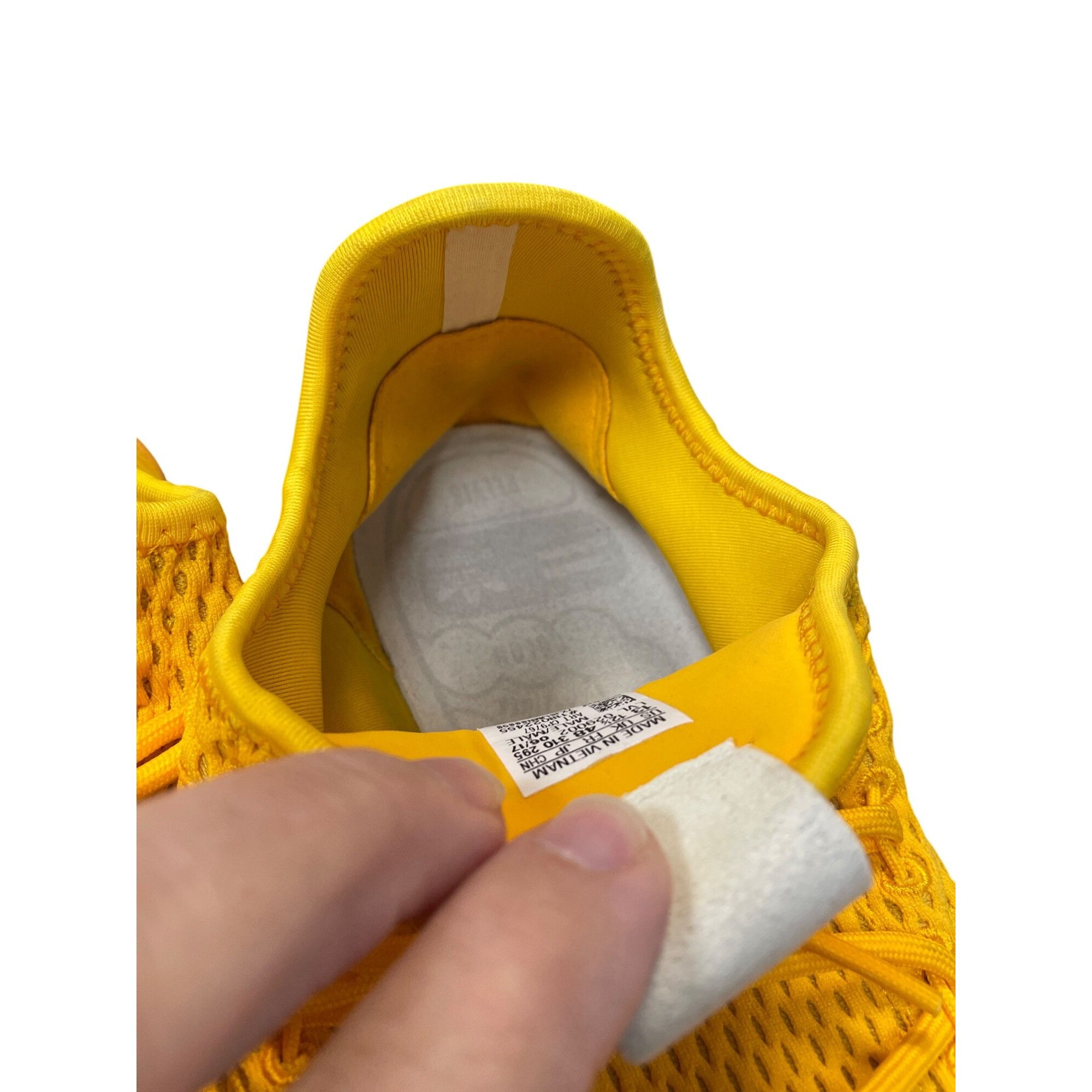 Adidas Adidas Pharrell Williams Tennis Hu Mens Yellow Mesh Sneakers Size US 13 / EU 46 - 13 Thumbnail