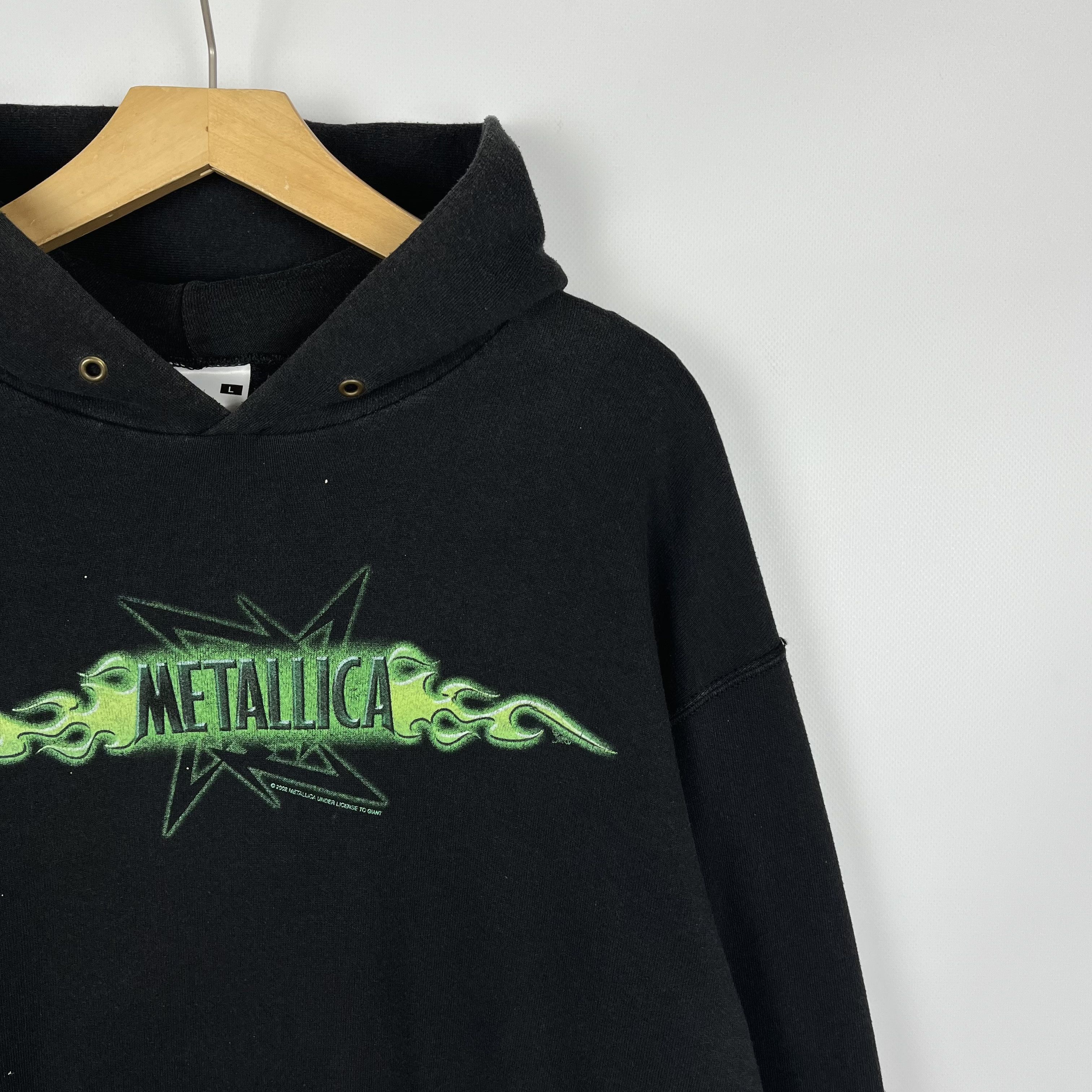 Band Tees Vintage Metallica Blade Logo Rare Rock Band Hoodie 2002 Size US L / EU 52-54 / 3 - 2 Thumbnail