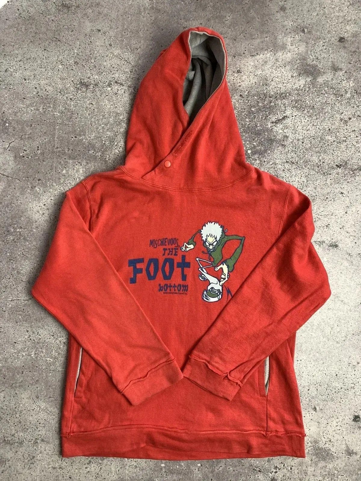 Designer × Japanese Brand × Vintage Vintage Mischievous The Foot Bottom Hoodie Japan Designer Size US M / EU 48-50 / 2 - 4 Thumbnail