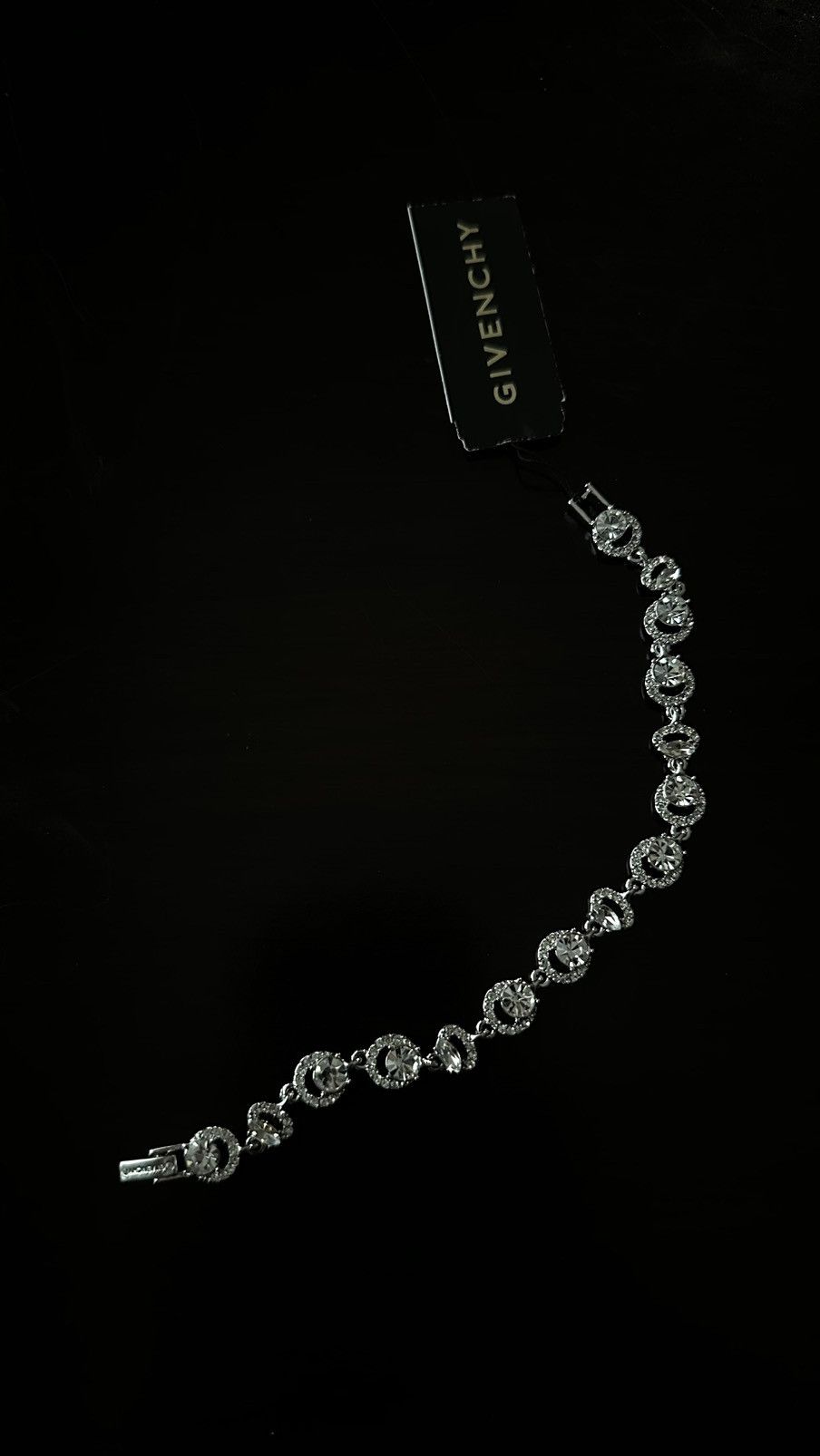 GIVENCHY Crystal クリスタル Halo Slider Bracelet ブレスレット