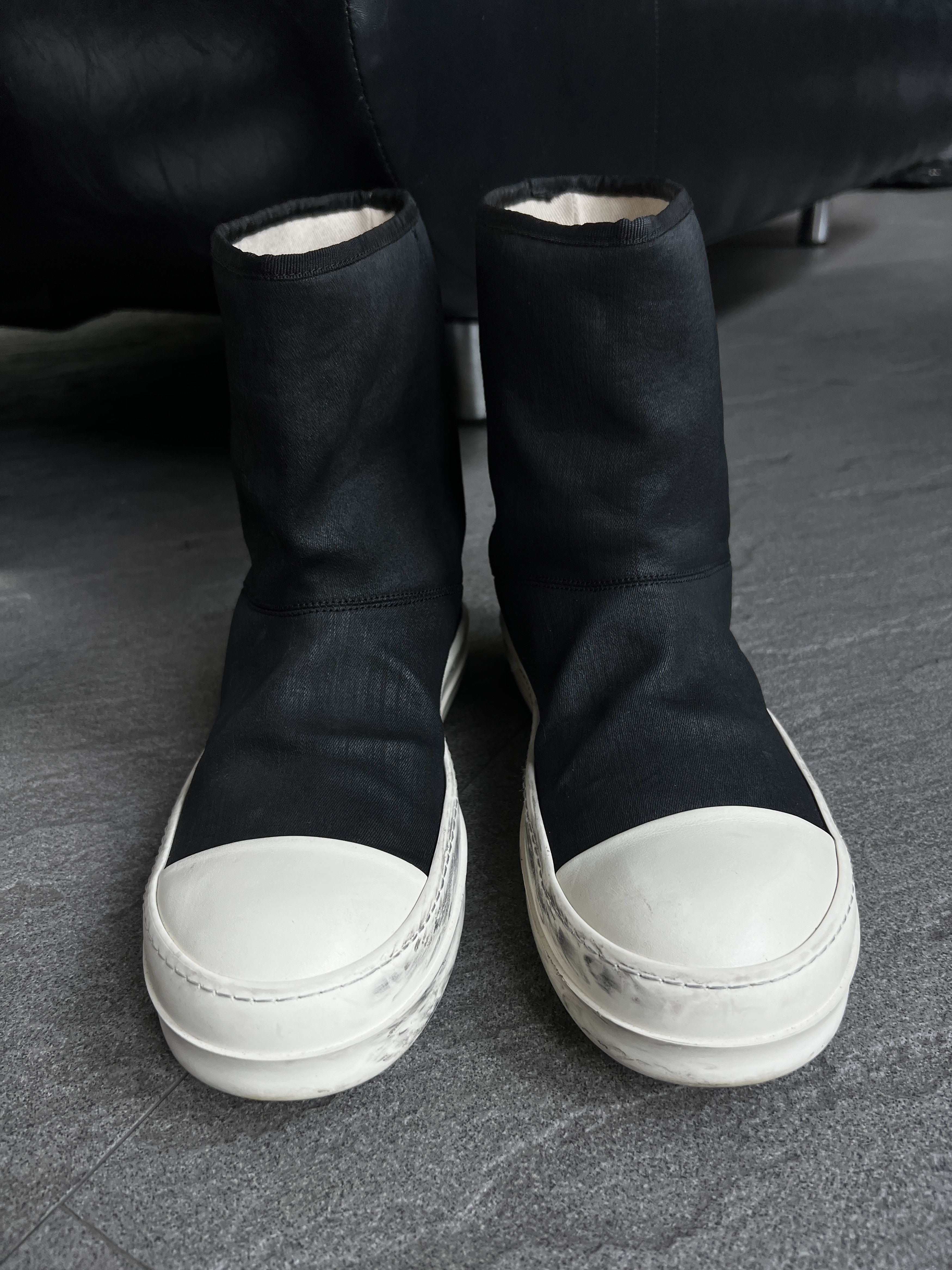 Rick Owens Drkshdw Rick Owens DRKSHDW Ramones Slip On Boots EU42 Size US 9 / EU 42 - 2 Thumbnail