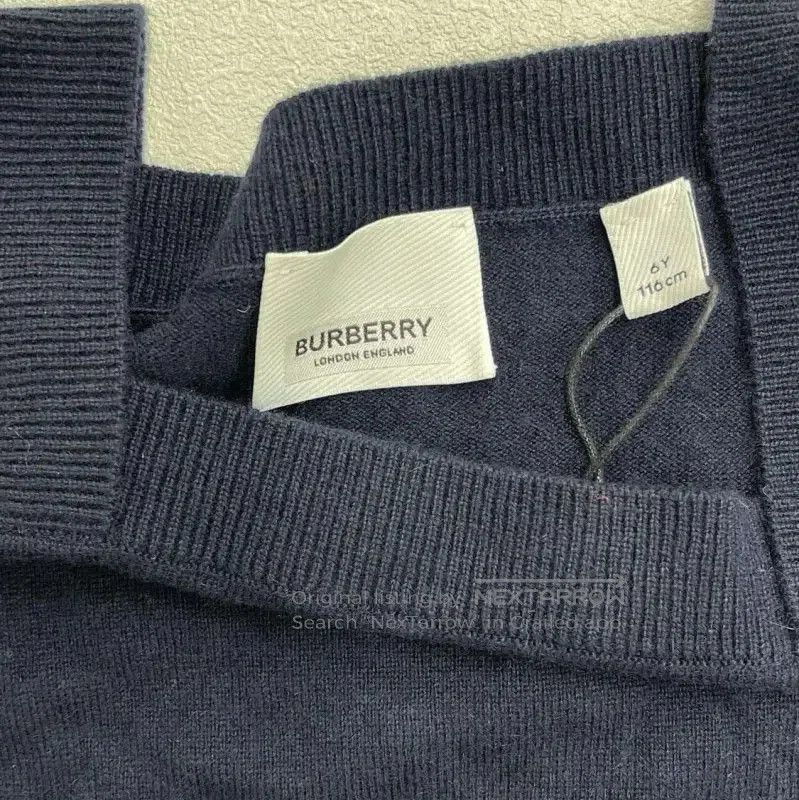 Burberry Burberry Navy Blue Cashmere Men's Knit Sweater. Size US S / EU 44-46 / 1 - 4 Thumbnail