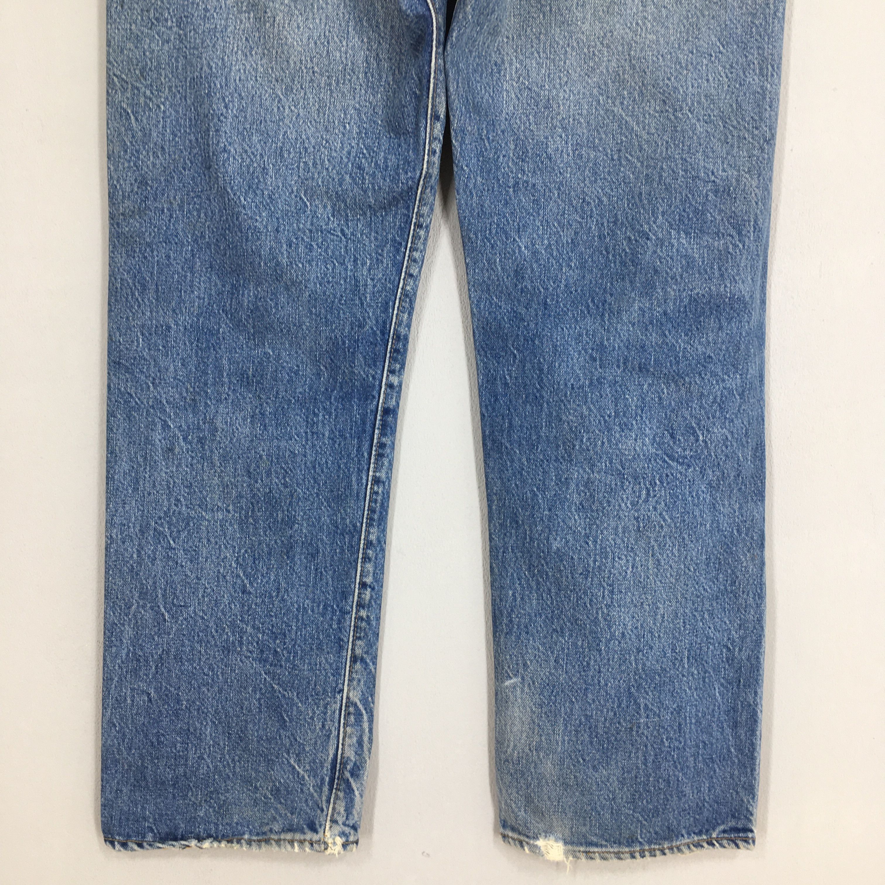 Levi's Size 31x28.5 Vintage 80s Levis 501 Faded Redline Jeans S1854 Size US 31 - 11 Thumbnail
