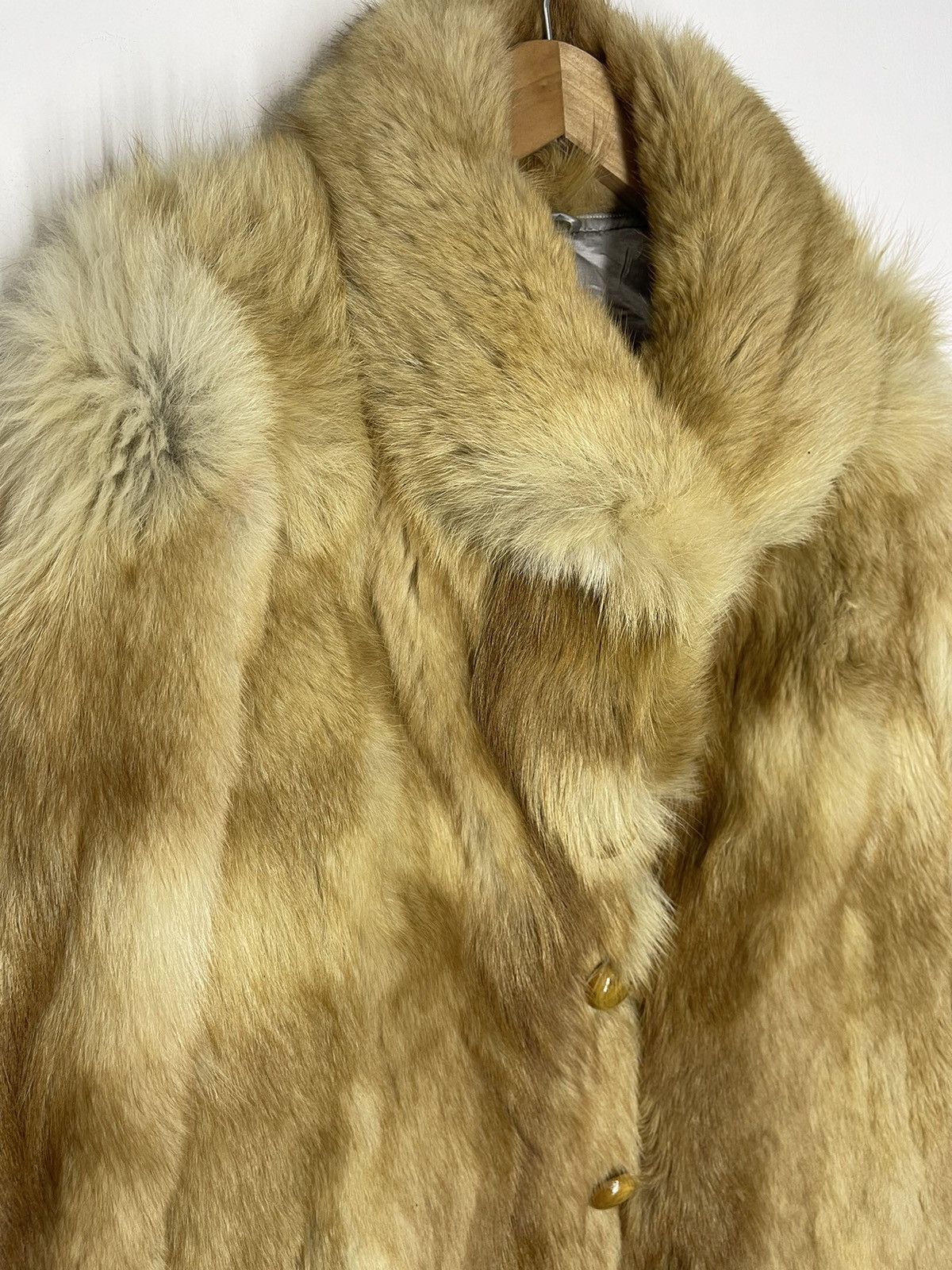 Vintage VINTAGE FOX FUR OUTER WEAR MUSHROOM BUTTON Size M / US 6-8 / IT 42-44 - 3 Thumbnail