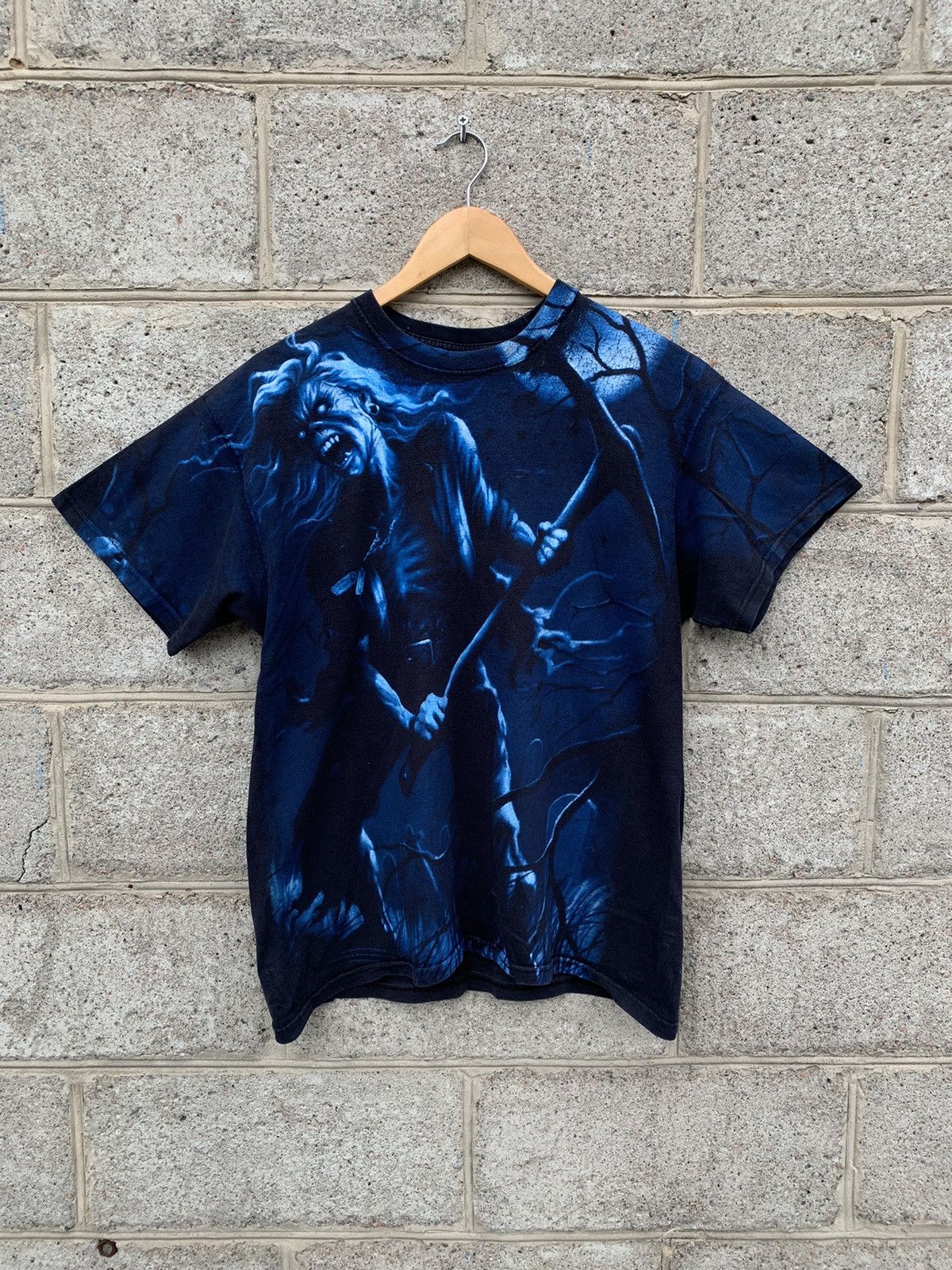Band Tees × Iron Maiden × Vintage Iron Maiden All Over Print Benjamin Breeg Tour T Shirt Size US L / EU 52-54 / 3 - 1 Thumbnail
