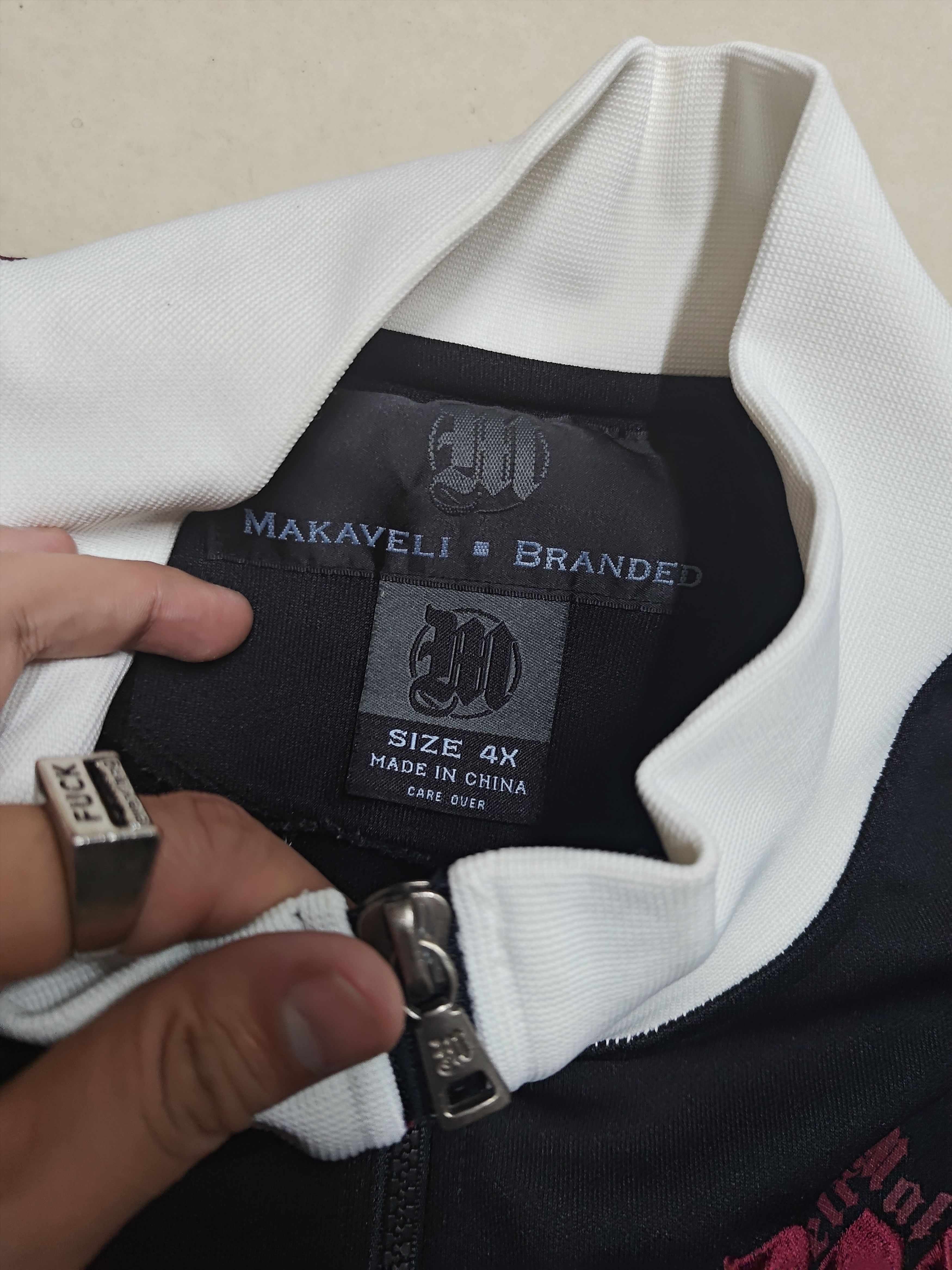 Makaveli makaveli 2pac printed zipup sportswear Size US XXL / EU 58 / 5 - 5 Thumbnail