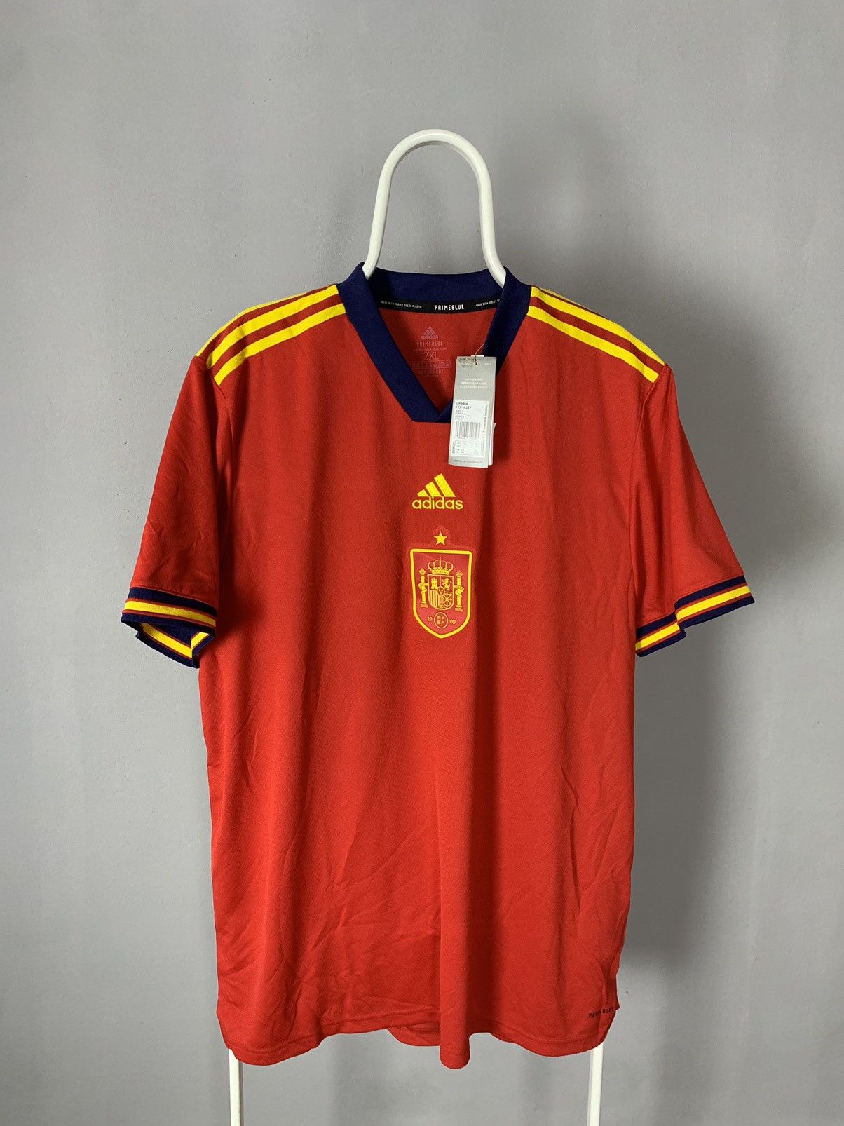 Adidas Spain Team Soccer Jersey Home Shirt 2022 2023 Adidas Size2XL Size US XXL / EU 58 / 5 - 1 Thumbnail