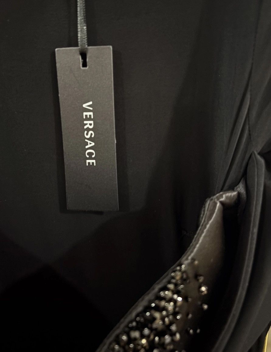 Versace Long Versace dress with rhinestones and a fitted design. Size XS / US 0-2 / IT 36-38 - 8 Thumbnail