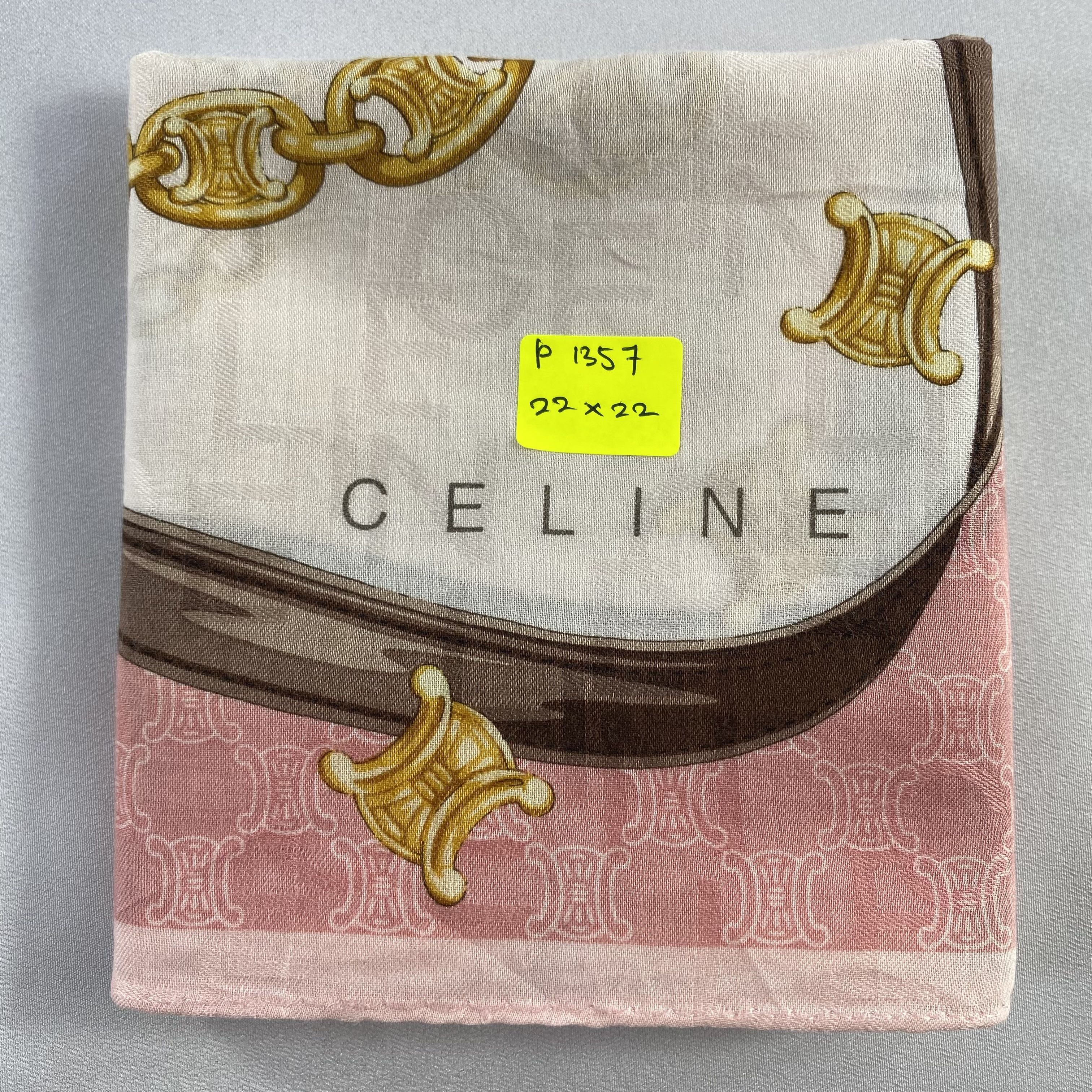 Celine × Vintage Celine Handkerchief / Neckerchief / Bandana-P1357 Size ONE SIZE - 5 Thumbnail