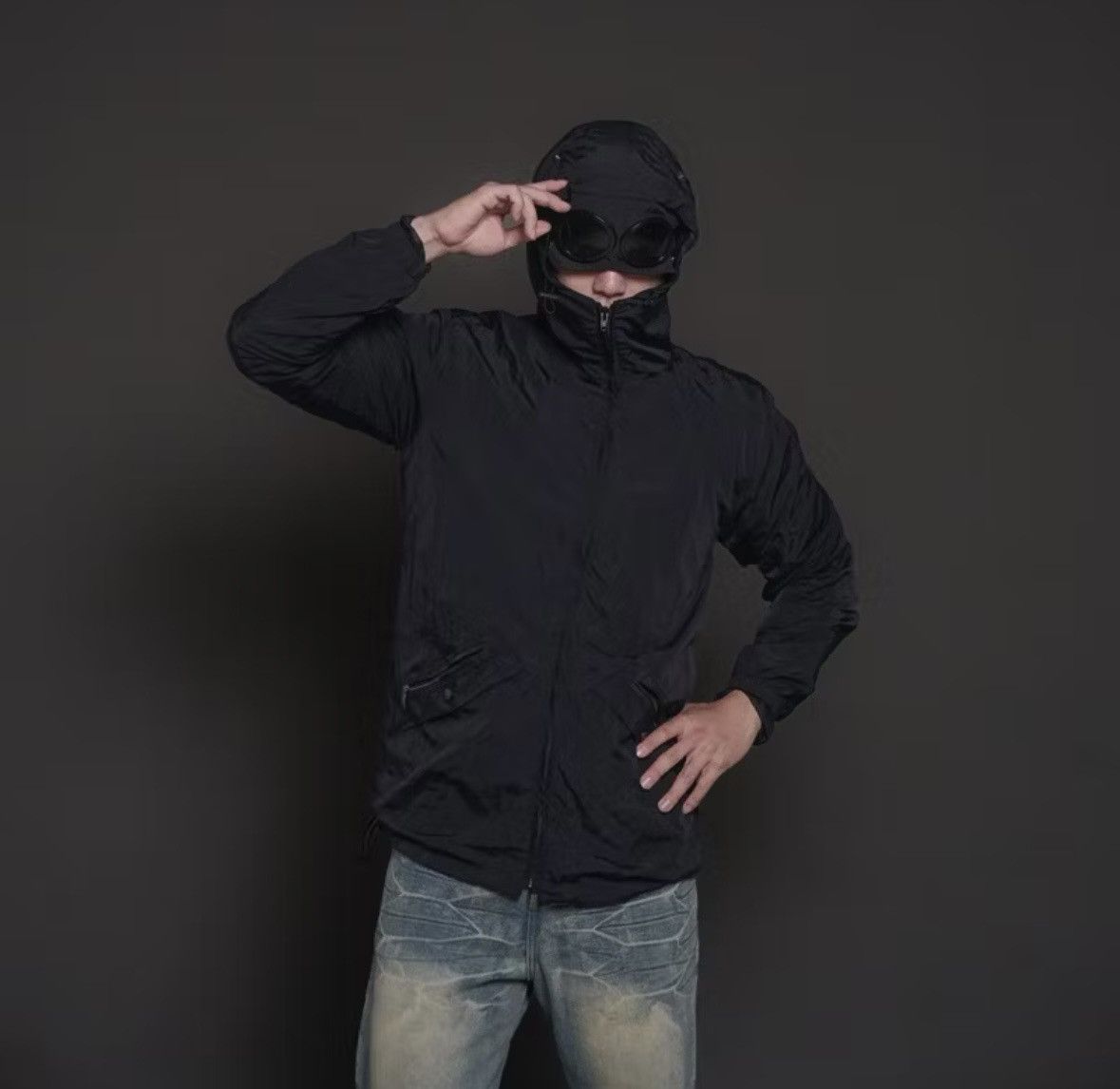 Other Goggle jacket nylon warnest black streetwear Size US L / EU 52-54 / 3 - 4 Thumbnail