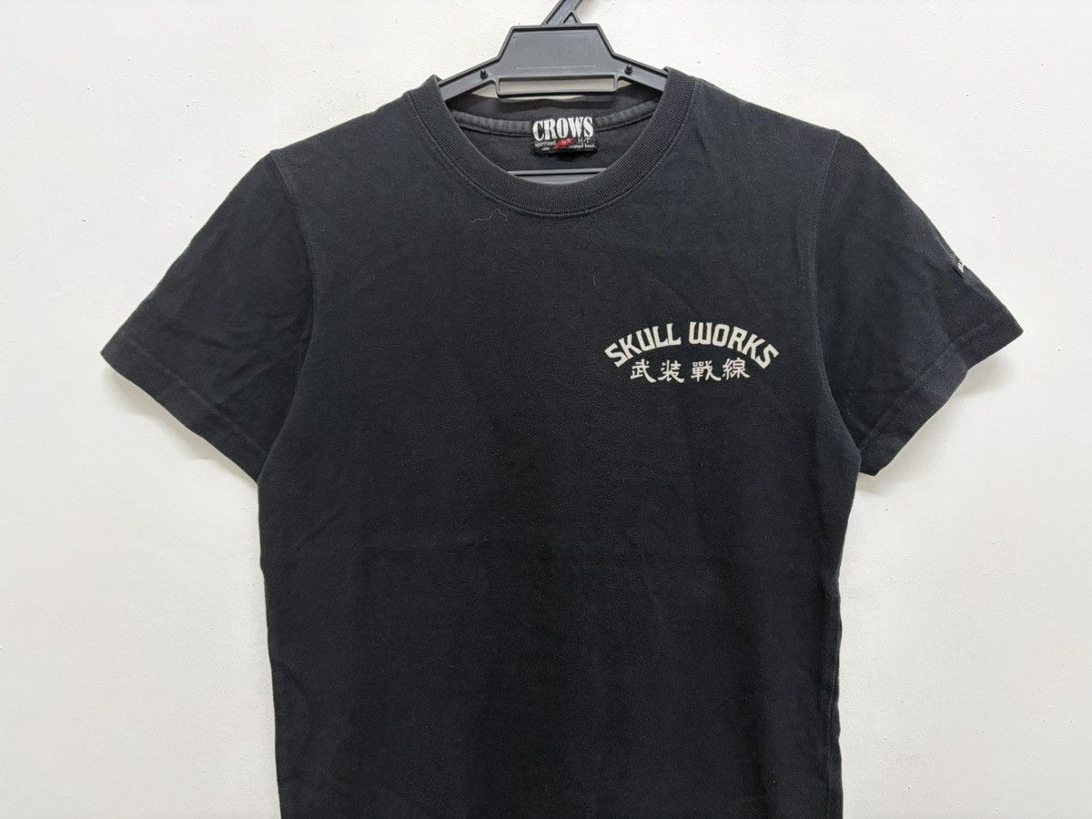 Japanese Brand CROWS 🇯🇵 SKULL WORKS JET MOON EMBROIDERED SKULL CROSSBONE Size US S / EU 44-46 / 1 - 3 Thumbnail