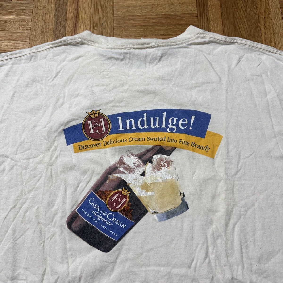 Delta Vintage E&J Cask & Cream Liqueur tee Size US XL / EU 56 / 4 - 3 Thumbnail