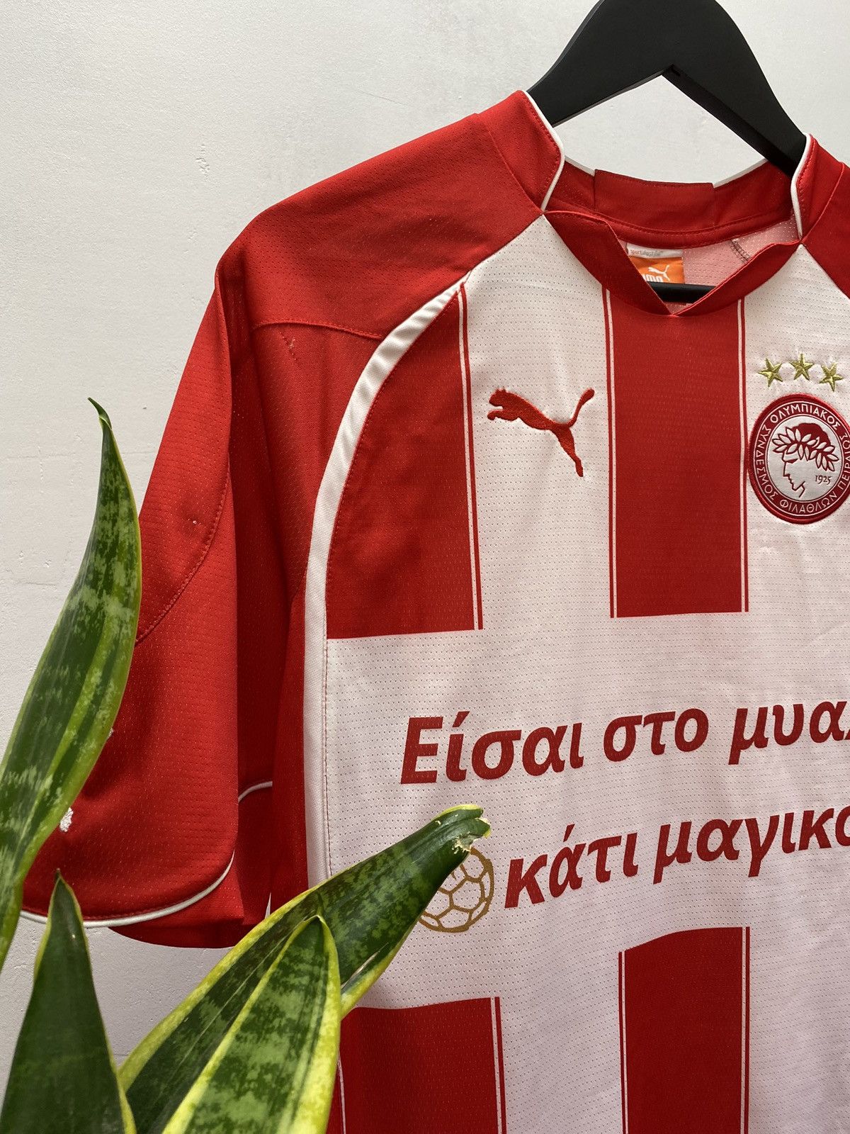 Puma × Vintage Olympiacos Piraeus 2010 2011 #38 Home Kit Jersey Champions M Size US M / EU 48-50 / 2 - 6 Thumbnail