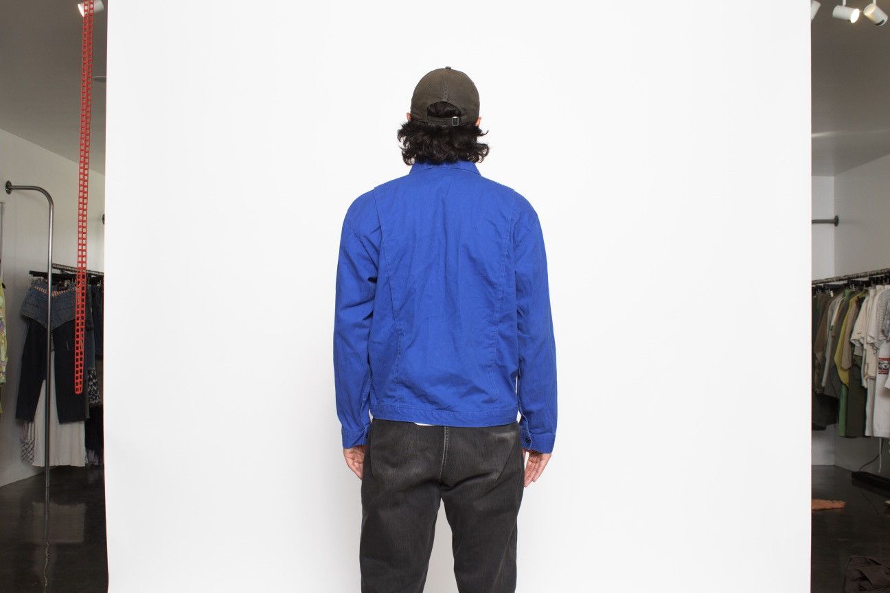 Vintage BLUE BUTTON UP GERMAN WORKWEAR JACKET BY PLANAM Size US M / EU 48-50 / 2 - 5 Thumbnail