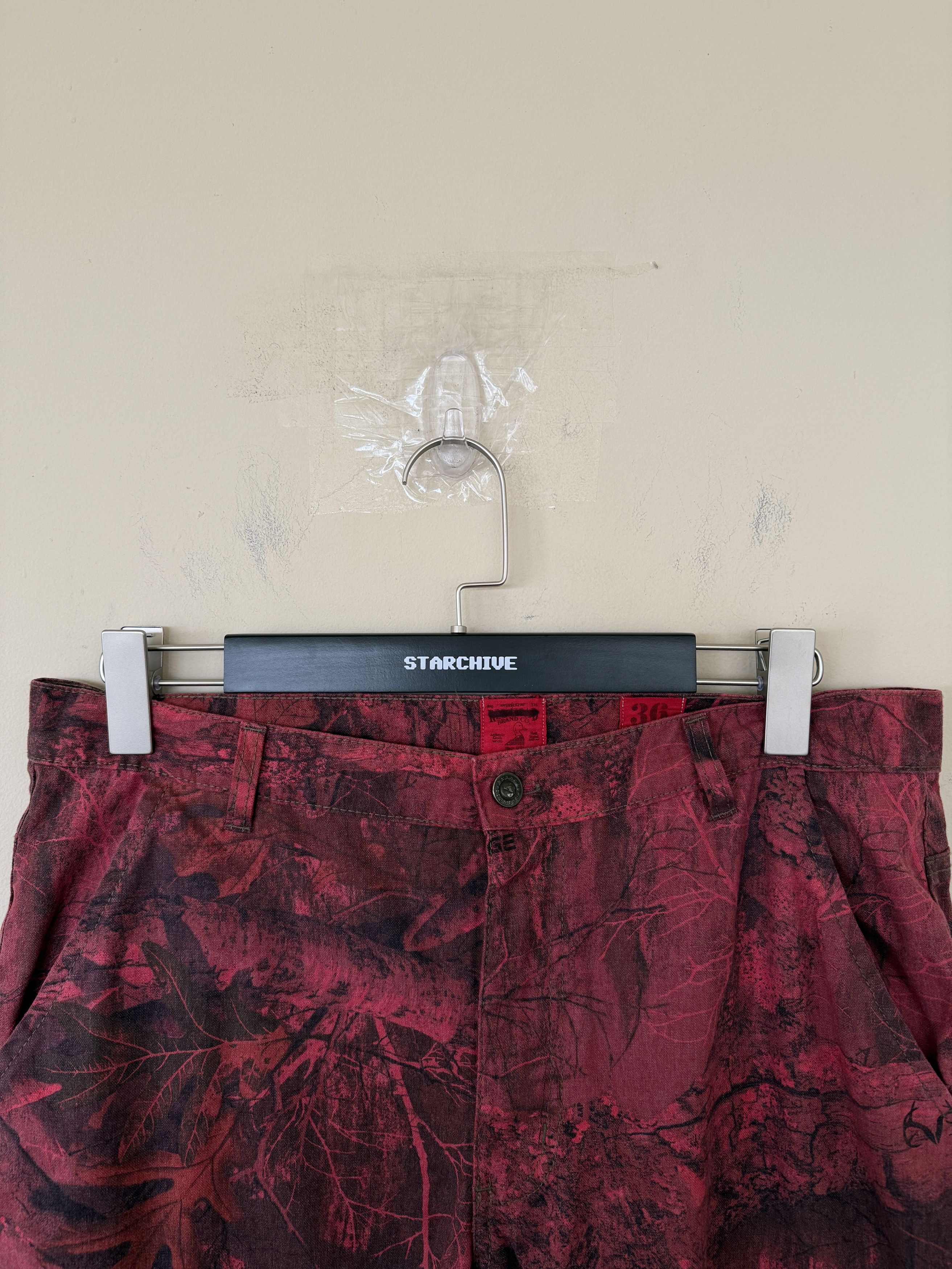 Vintage Vintage Real Tree Red Camo Cargos Size US 34 / EU 50 - 6 Thumbnail