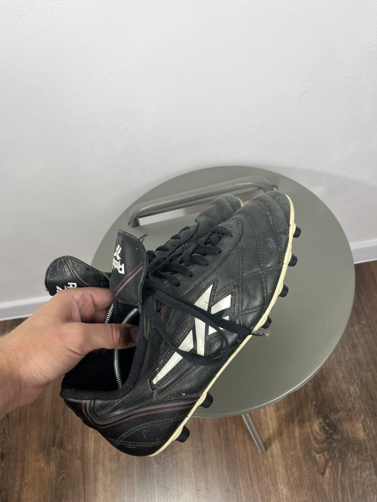Reebok Vintage Reebok Prestige Football Boots US 10 EU 43 Black Size US 10 / EU 43 - 6 Thumbnail