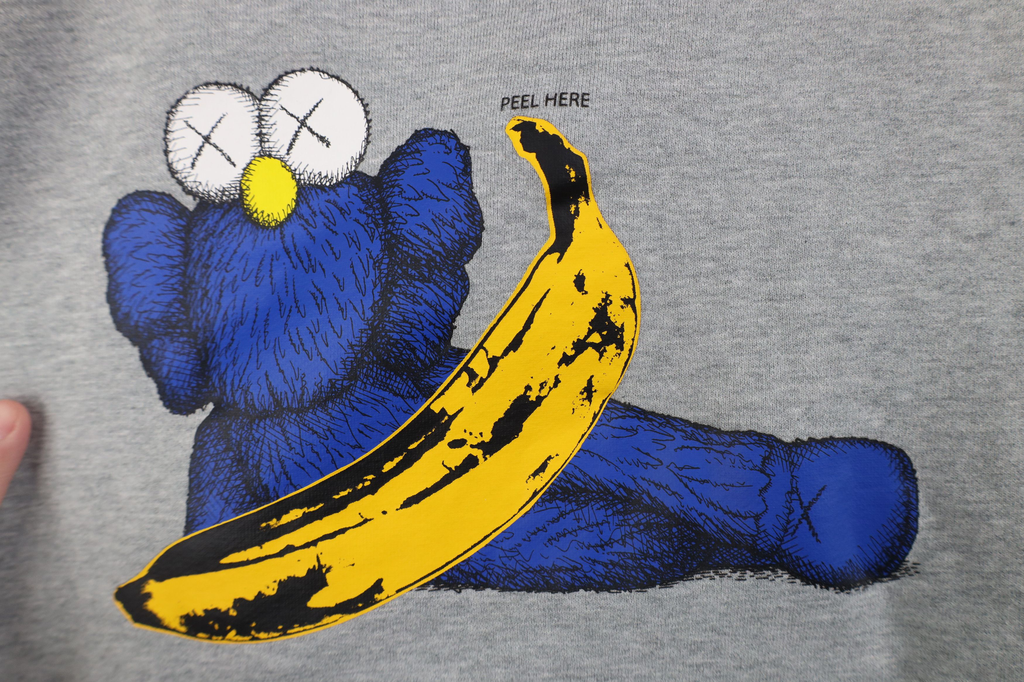 Uniqlo Uniqlo x Kaws x Andy Warhol Art French Terry Sweatshirt Gray Size US M / EU 48-50 / 2 - 4 Thumbnail