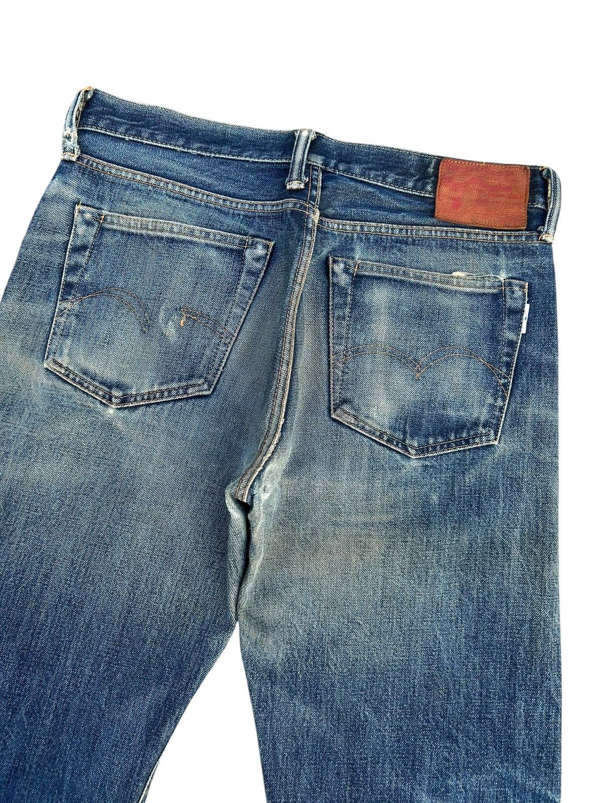 Kapital Thrashed Vintage Studio Dartisan Selvedge Denim Jeans Size US 31 - 13 Thumbnail