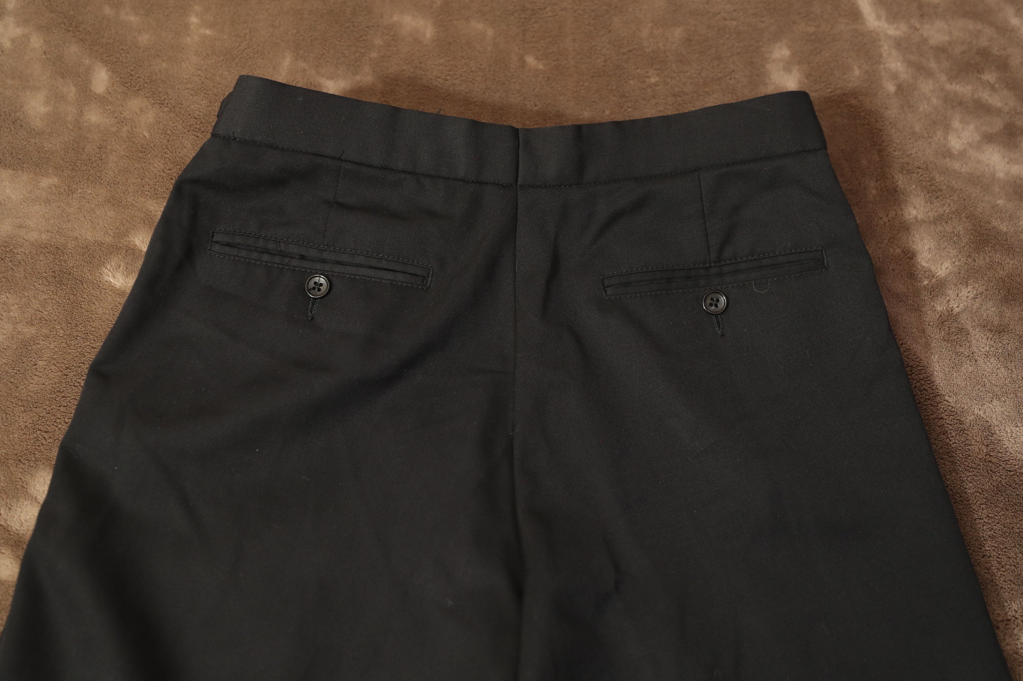 Vintage Super 130's Fine Worsted Wool Slim Pants (30x31) Size US 30 / EU 46 - 14 Thumbnail