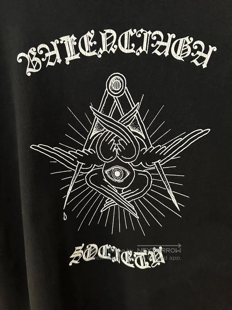 Balenciaga Balenciaga Devil Eye Short Sleeve Tee. Size US XS / EU 42 / 0 - 2 Thumbnail