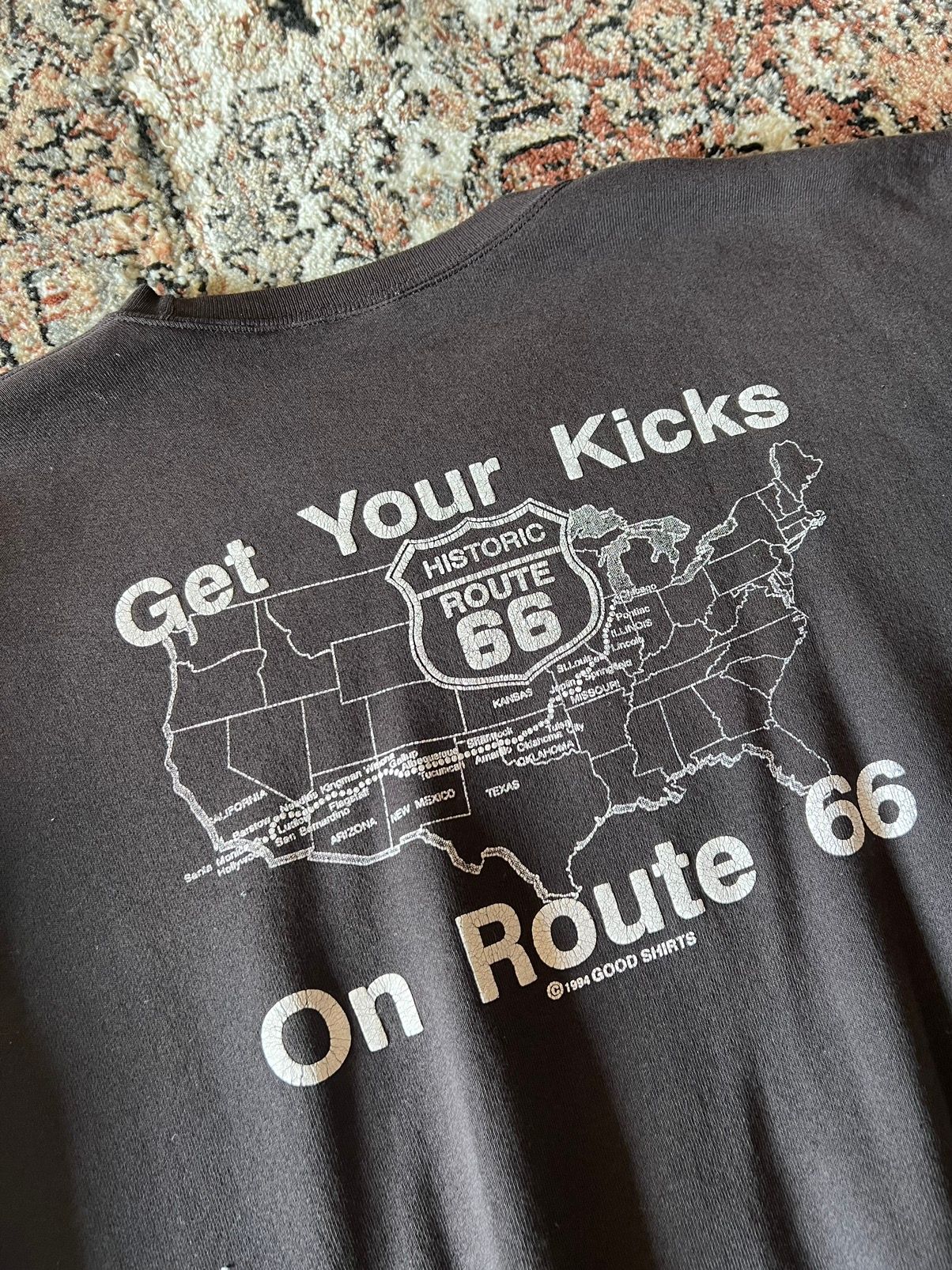 Vintage Vintage Historic Route 66 crewneck Size US XL / EU 56 / 4 - 2 Preview