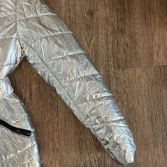 Other Silver Hooded Snowsuit Size XS / US 0-2 / IT 36-38 - 5 Thumbnail