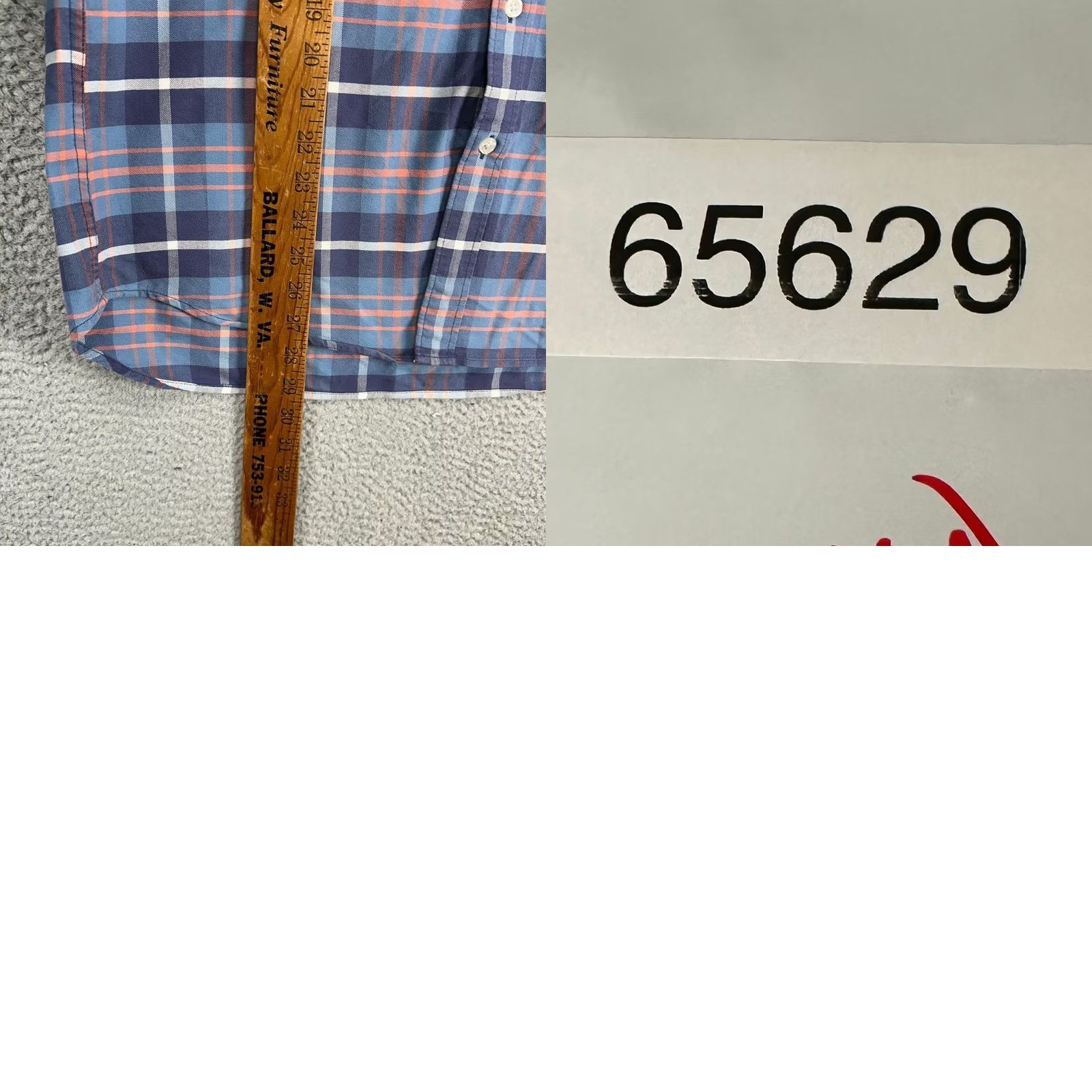 Vintage J Crew Flex Oxford Button Down Shirt Men Large Blue Plaid Slim Fit Pocket Casual Size US L / EU 52-54 / 3 - 8 Thumbnail