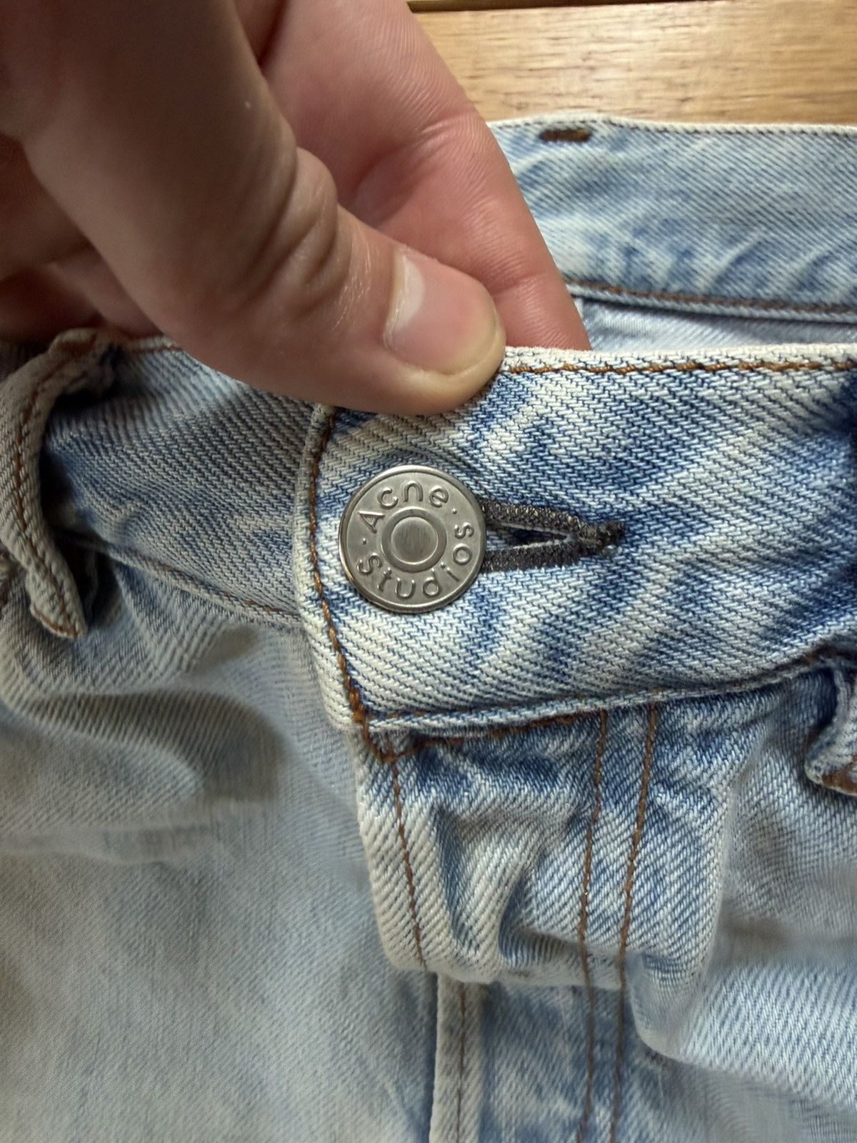 Acne Studios Light Blue Acne Studios Jeans Size US 30 / EU 46 - 4 Thumbnail
