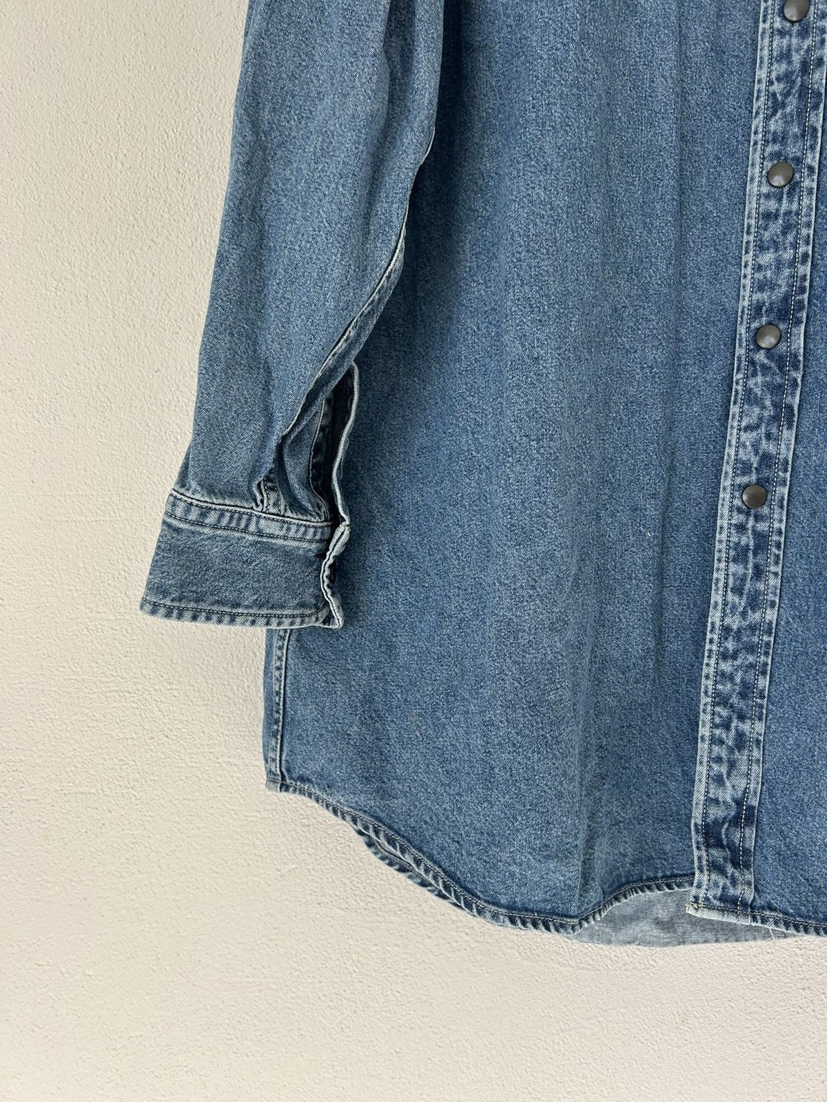 Balenciaga Layered Denim and Flannel Shirt w/ Removable Denim Vest Size US M / EU 48-50 / 2 - 6 Thumbnail