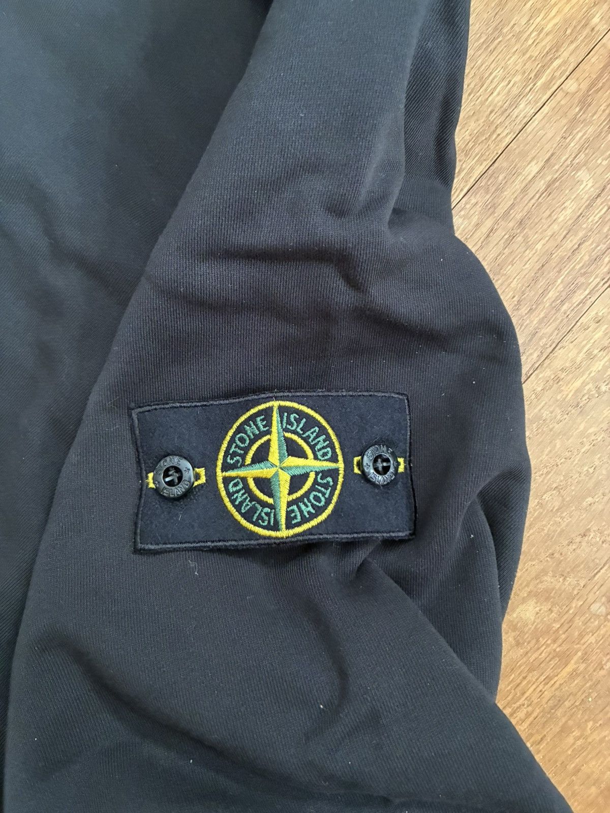 Stone Island Black Stone Island Hoodie Size US XXL / EU 58 / 5 - 2 Thumbnail