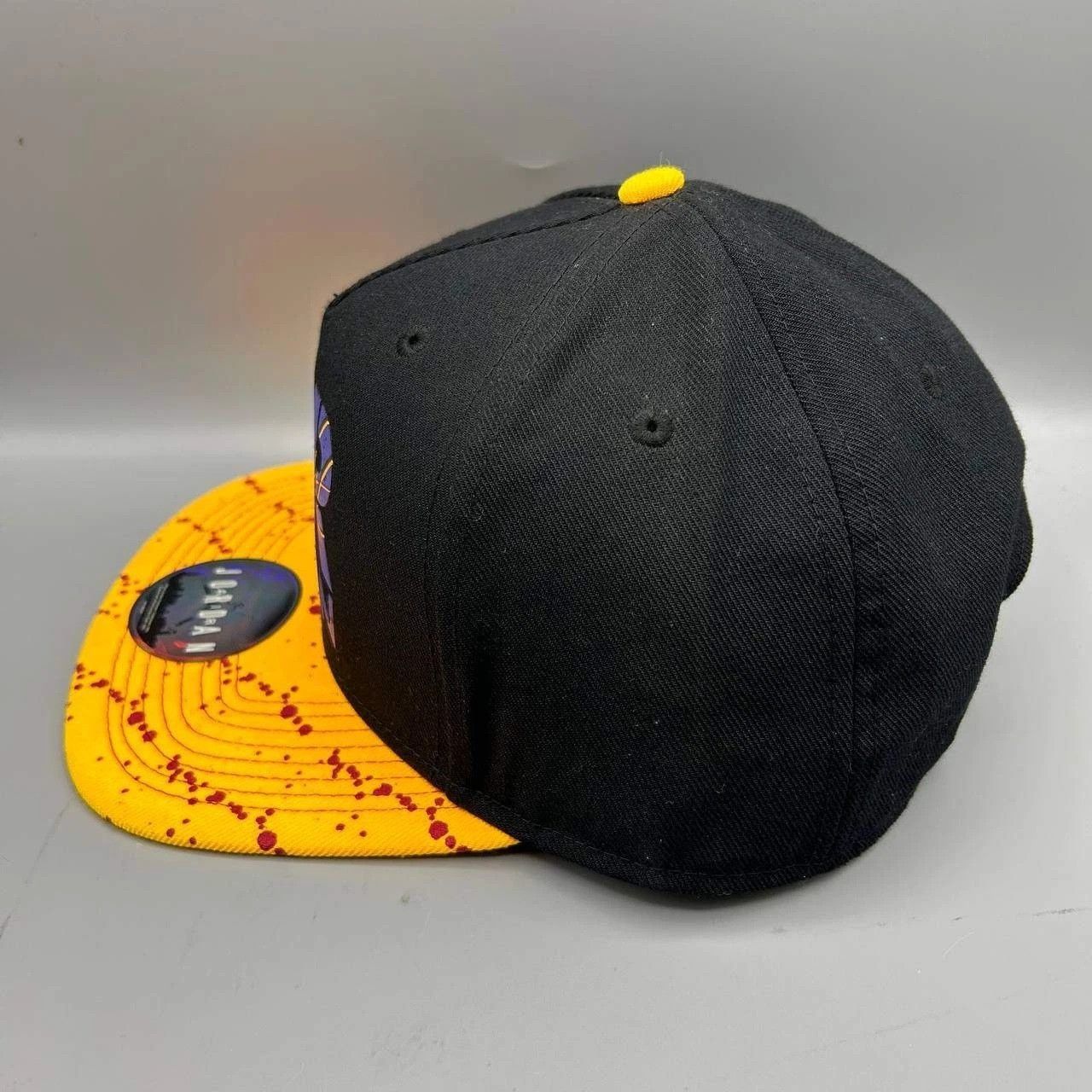Jordan Brand Air Jordan Flight Hat Men Black Yellow Jumpman Snap Back Cap Size ONE SIZE - 6 Thumbnail