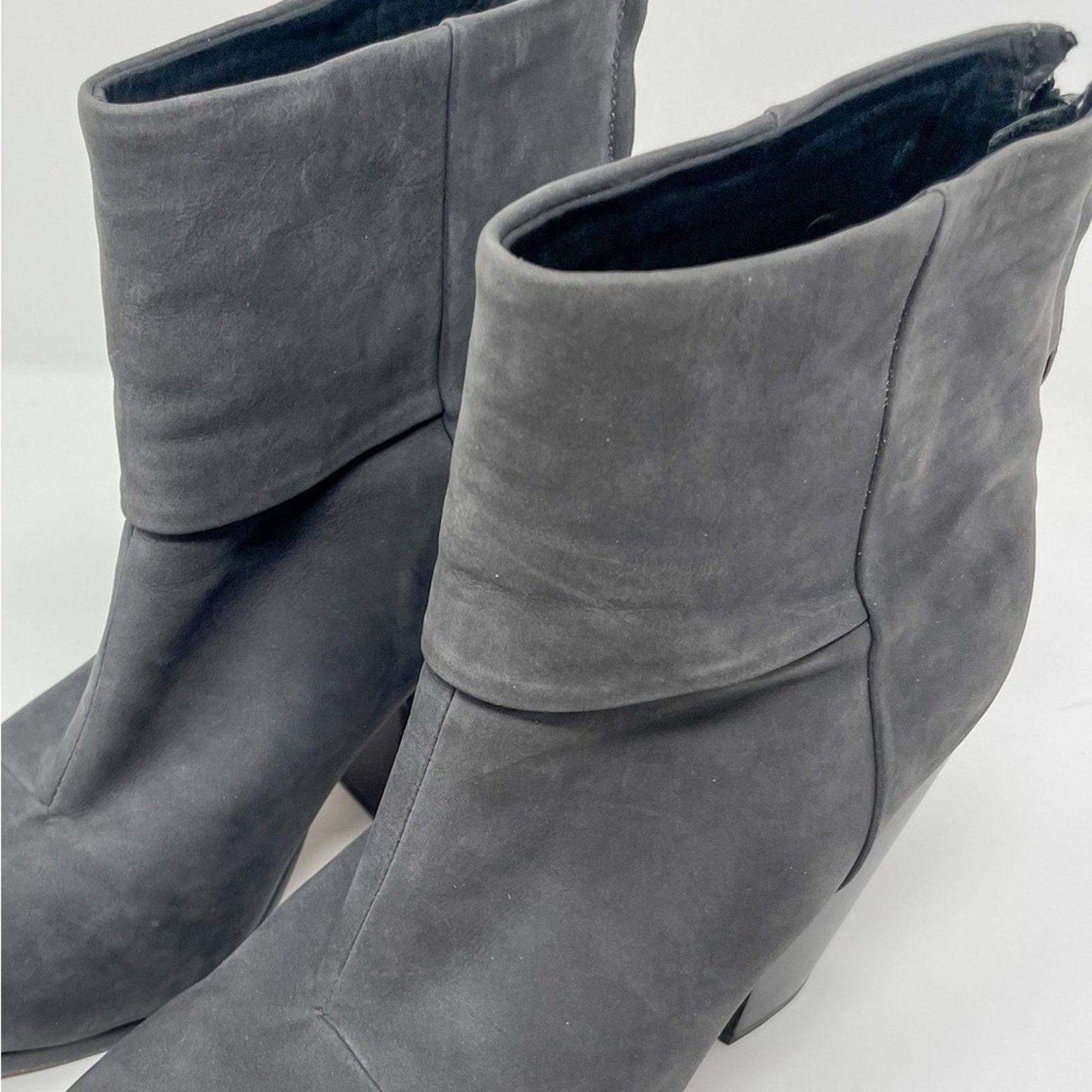 Rag & Bone rag & bone Charcoal Suede Bootie, EUC, Size 8, MSRP $545 Size US 8 / IT 38 - 3 Thumbnail