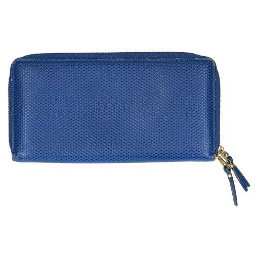 Comme des Garcons Wallet Round Zipper Long Blue Size ONE SIZE - 2 Thumbnail