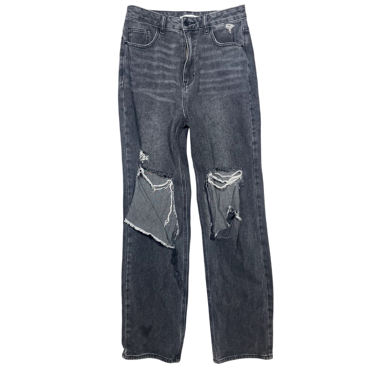 Pacsun Pacsun Women’s Size 29 Black Distressed Jeans | Relaxed Fit Size 29" - 1 Thumbnail