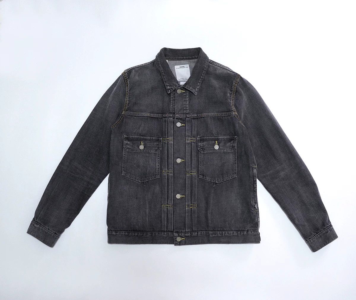 Visvim visvim 101 black oversized denim jacket Size US L / EU 52-54 / 3 - 1 Thumbnail