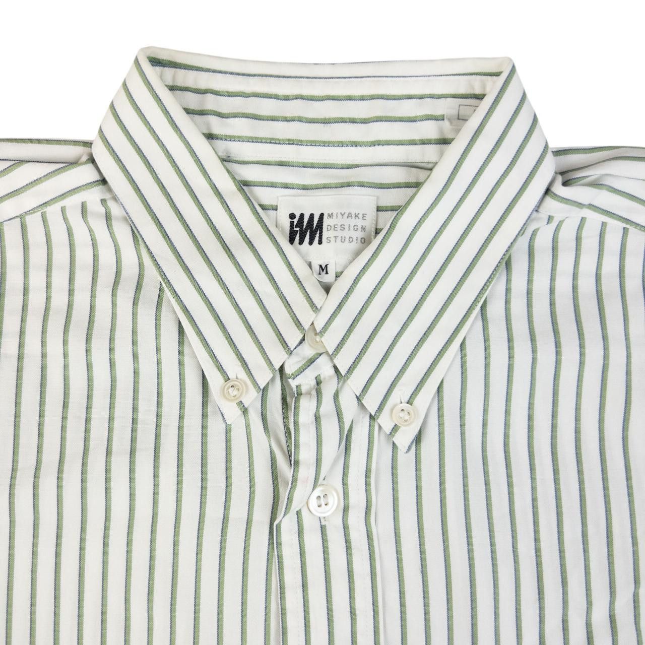Issey Miyake Vintage Issey Miyake Striped Long Sleeve Button Up Shirt M Size US M / EU 48-50 / 2 - 3 Thumbnail
