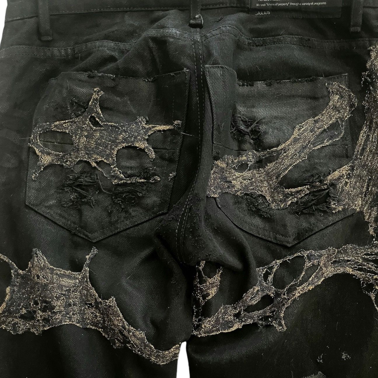 Julius Ss11 Julius x lhp spiderweb denim Size US 30 / EU 46 - 5 Thumbnail