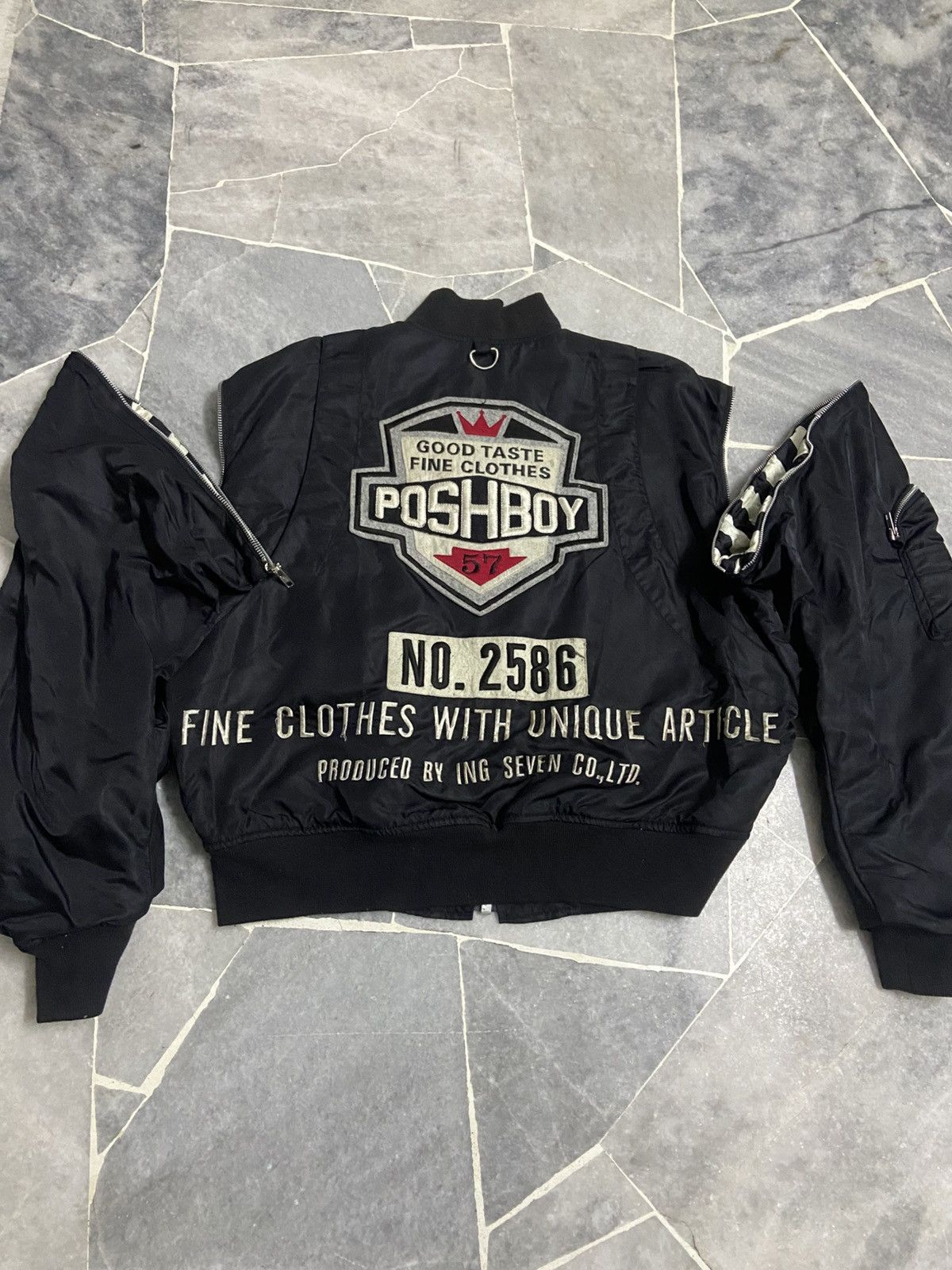 Japanese Brand Vintage PoshBoy Bomber jacket Size US M / EU 48-50 / 2 - 5 Thumbnail
