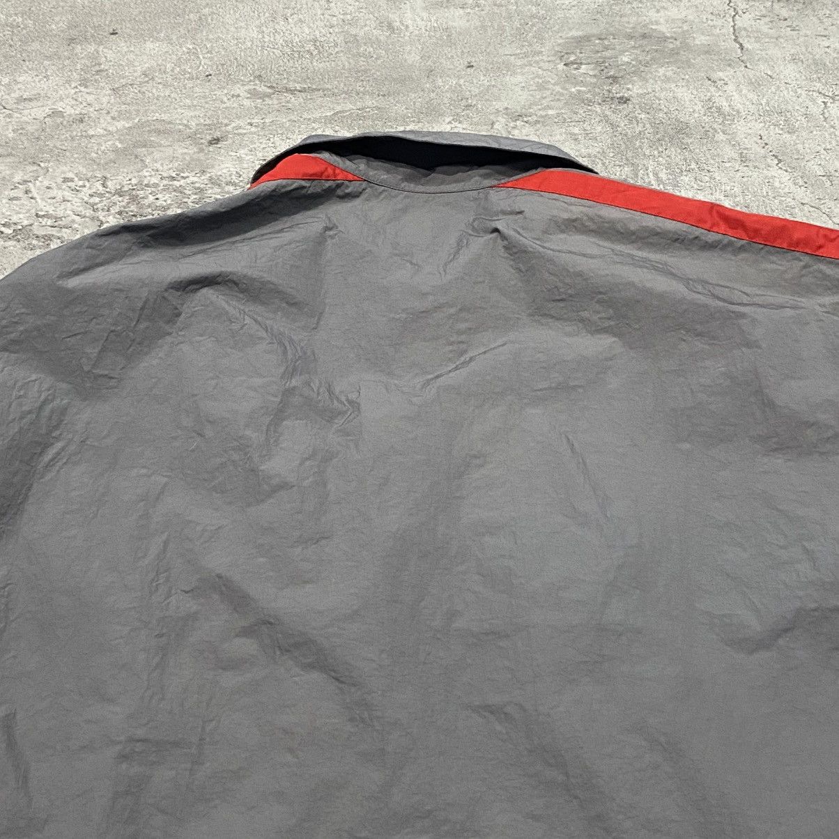 Balenciaga Balenciaga Logo Gray Windbreaker Size US XL / EU 56 / 4 - 10 Thumbnail