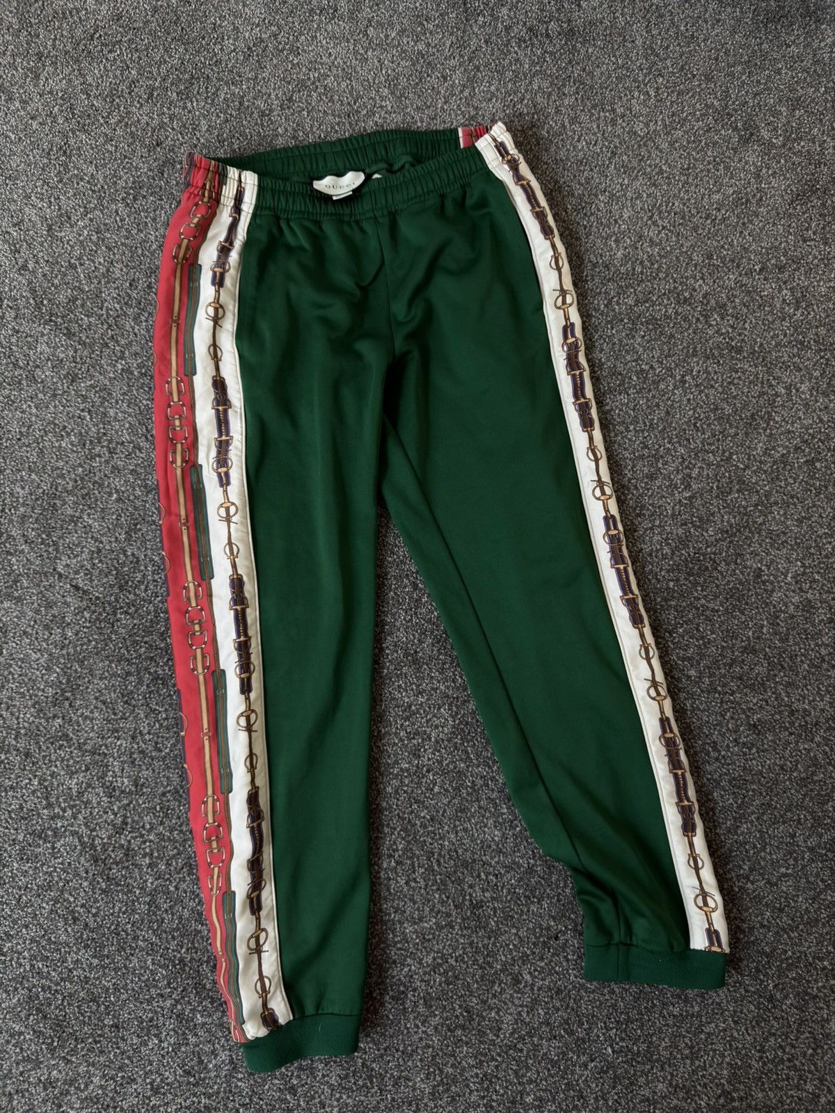 Gucci Gucci Silk Chain In Green Casual Pants Size US 32 / EU 48 - 1 Thumbnail