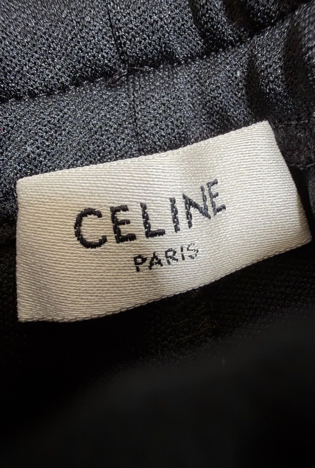 Celine CELINE 2022FW Studded Vertical Logo Wide-Leg Sweatpants Size US 32 / EU 48 - 5 Thumbnail