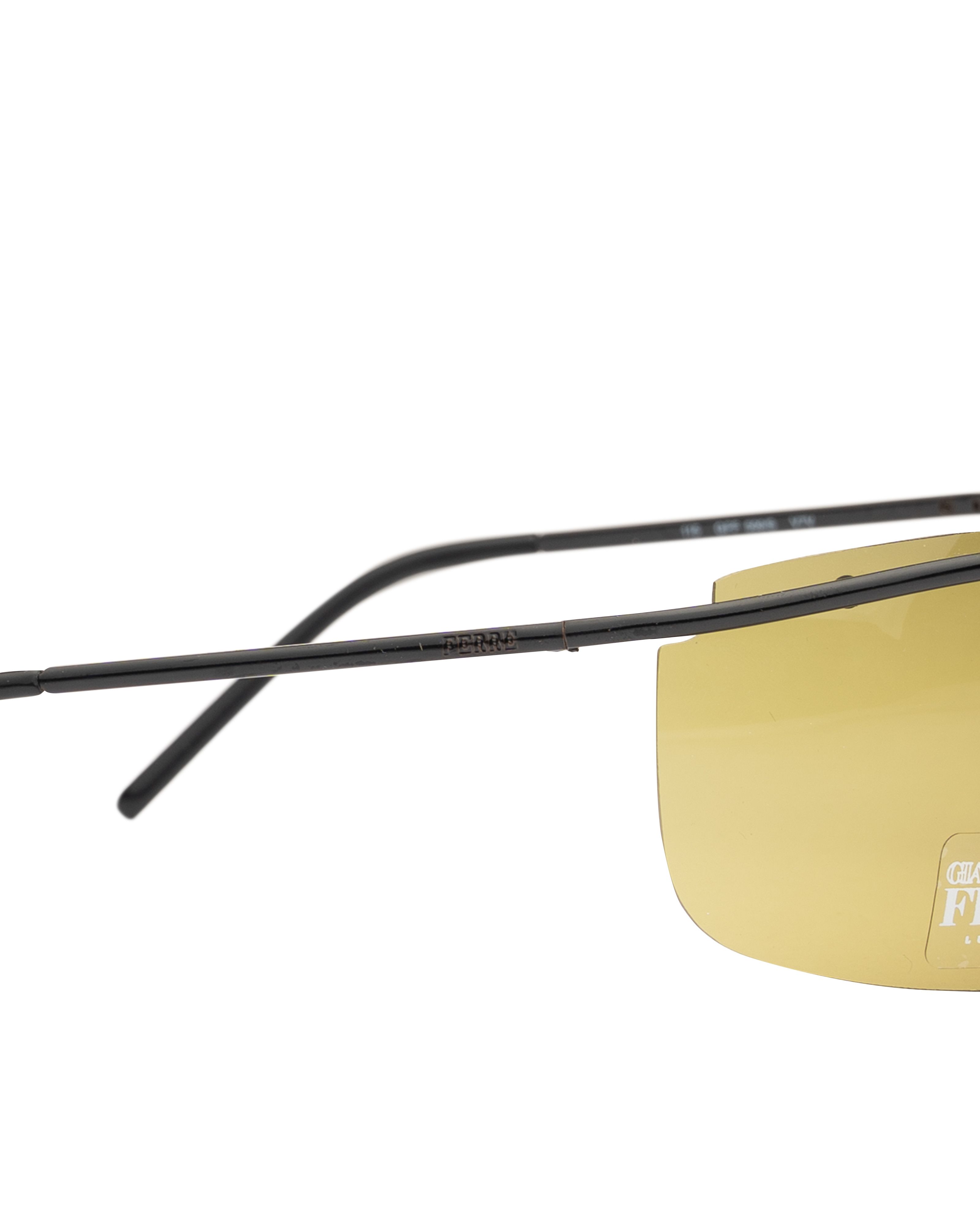 Gianfranco Ferre Gianfranco Ferre '00s Yellow Oversized Rimless Sunglasses Size ONE SIZE - 2 Thumbnail