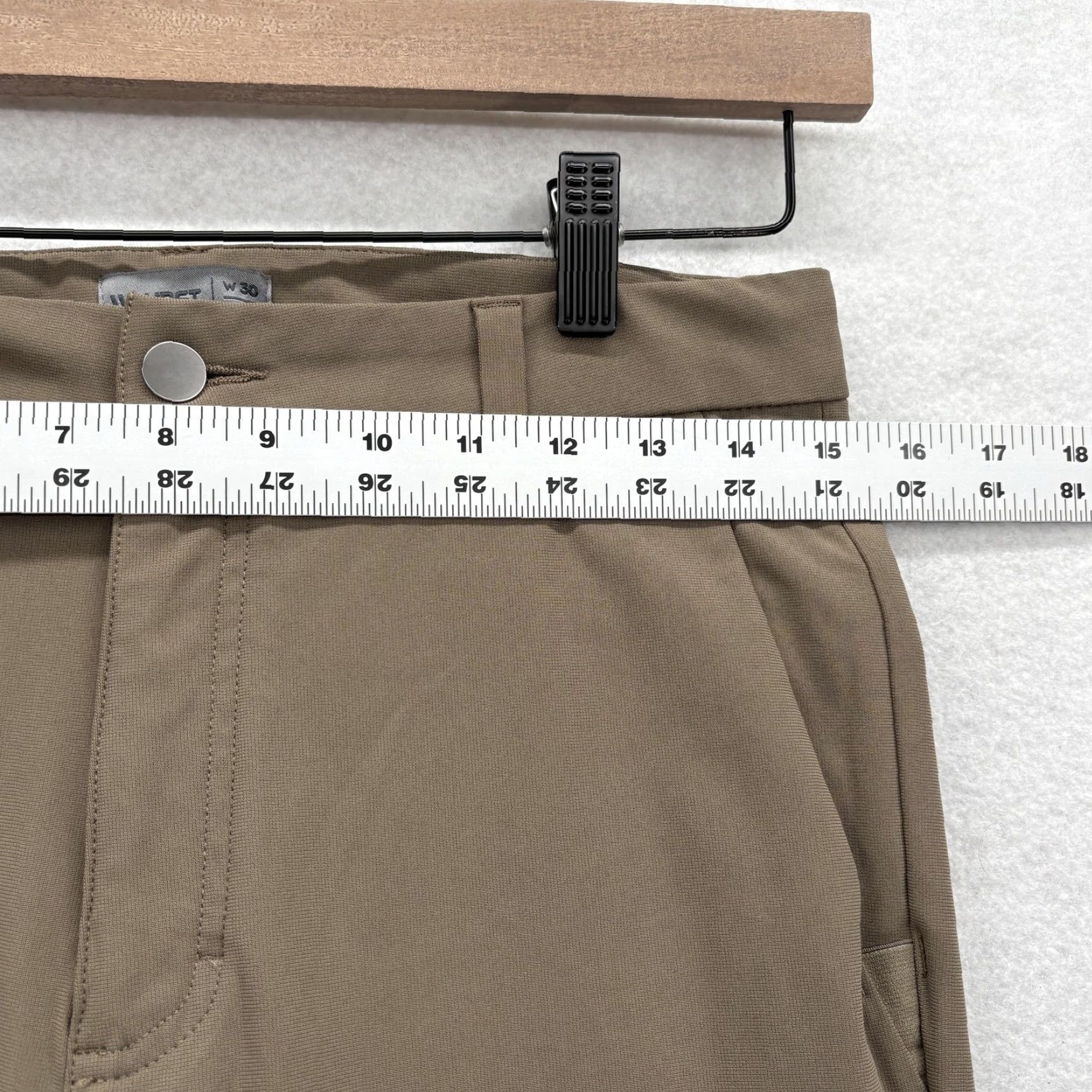 Vintage VRST Limitless Pants Mens 30x30 Chino Straight Leg Brown Beige Stretch Fabric Pockets Zip Fly Regular Inseam 30 Mens Clothing Size US 30 / EU 46 - 6 Thumbnail