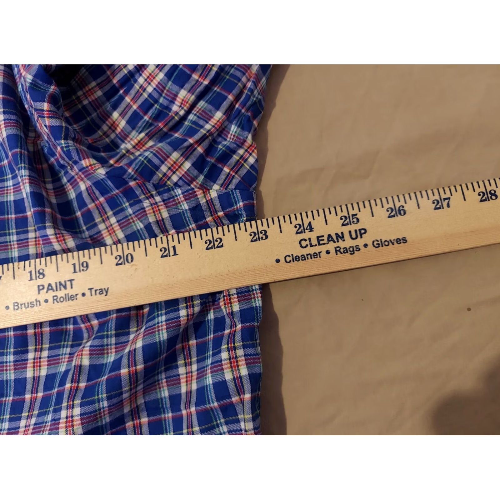 Polo Ralph Lauren Mens Polo Ralph Lauren Dress Shirt Large Blue Button Cotton Size 42R - 4 Thumbnail