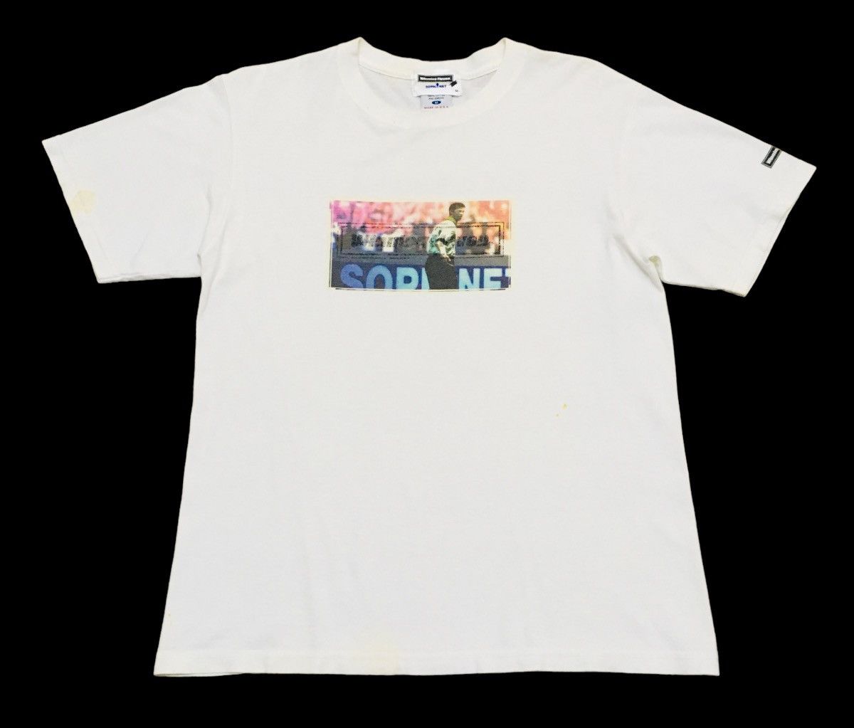 image of Design Vintage Sophnet X Winning Eleven T-Shirt 1990S in White, Men's (Size Medium)