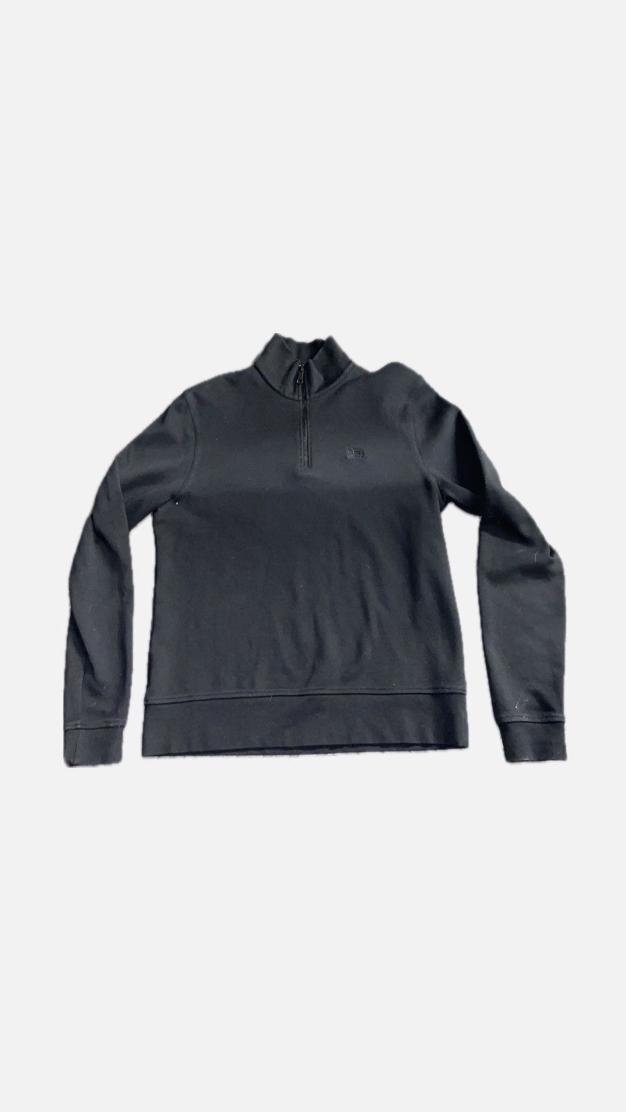Burberry Vintage Burberry Quarter Zip Black Size US L / EU 52-54 / 3 - 1 Thumbnail