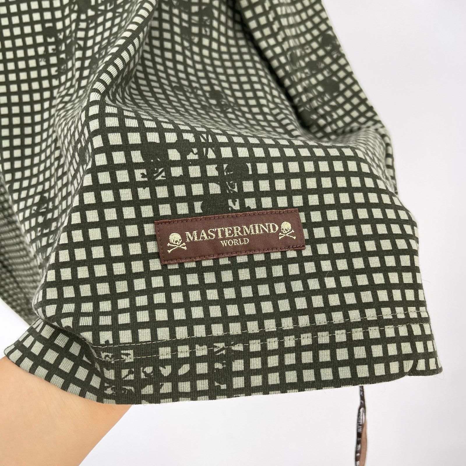 Mastermind Japan Mastermind World | Khaki Check T-shirt In Night Desert L Size US L / EU 52-54 / 3 - 10 Thumbnail